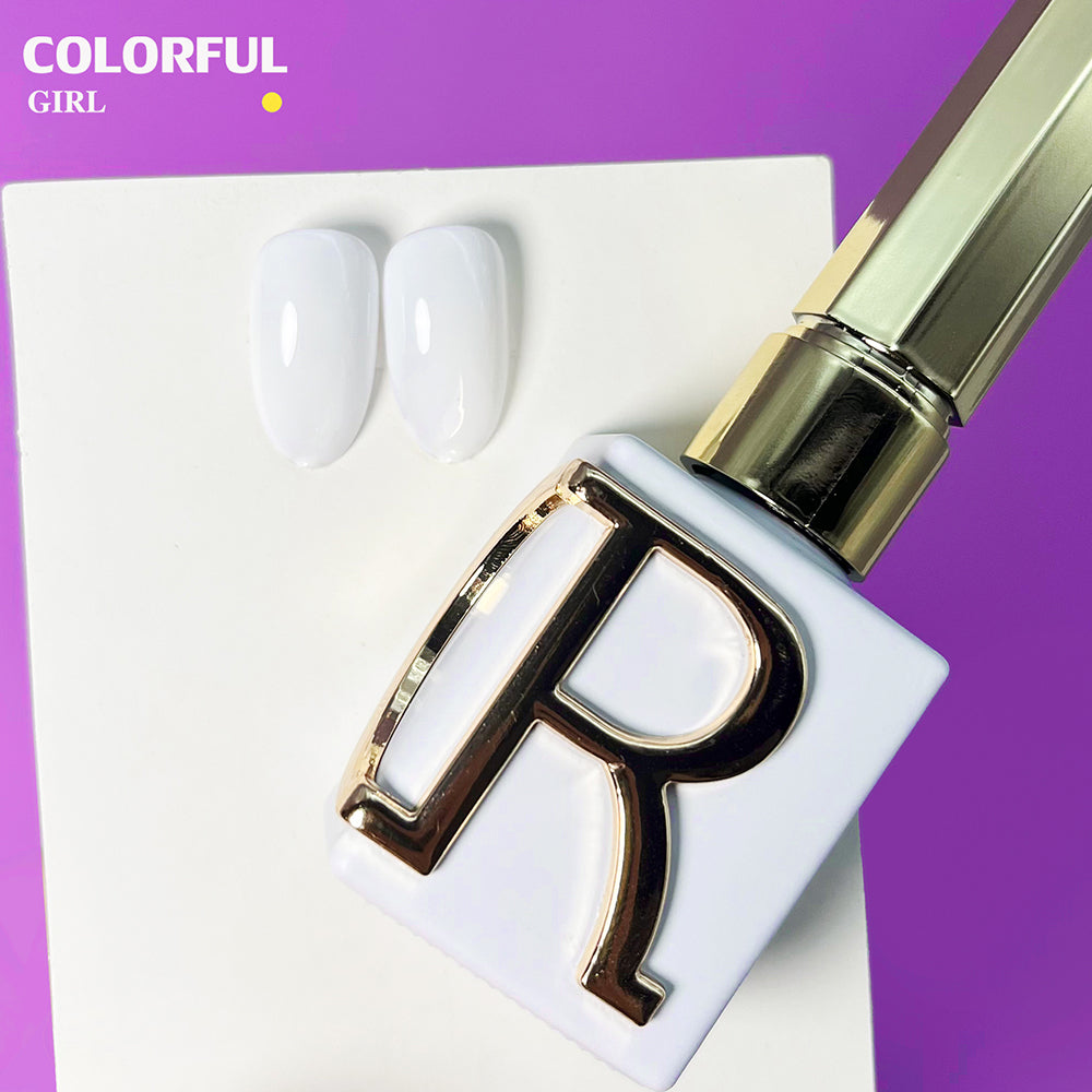《สินค้าพร้อมส่งในไทย》สีเจล ขาวดำงาช้าง สีเจลดำ สีเจลขาว สีแน่น เกรดพรีเมี่ยม ขวดสวยคุณภาพดีมาก สีแน่นมาก จากตระกูล R