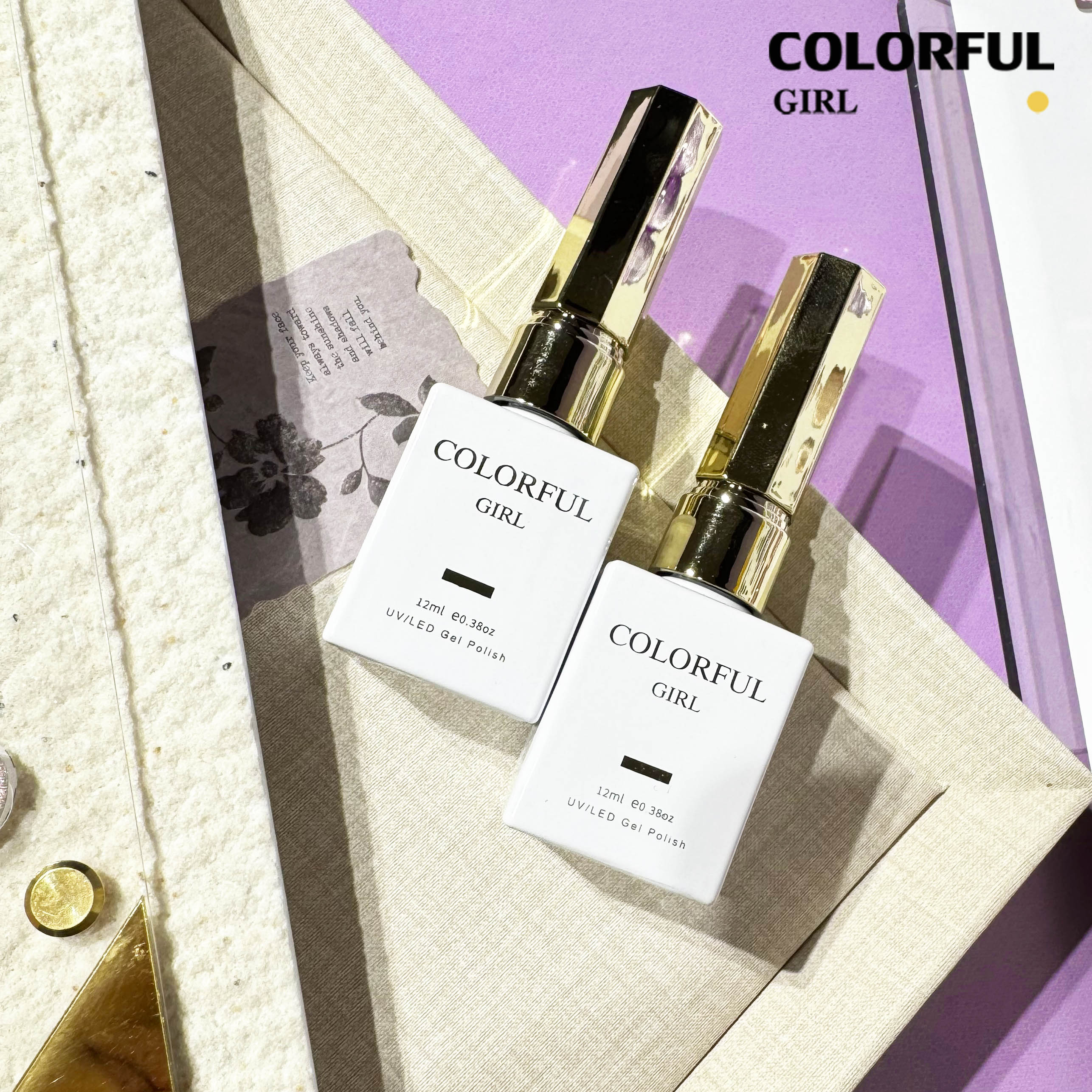 Colorful Girl 24สี เจลแคทอายผิวซาตินมุก เนื้อเจลแคทอาย ซาติน เม็ดสีแน่นชัด ฟรีชาร์ทสี