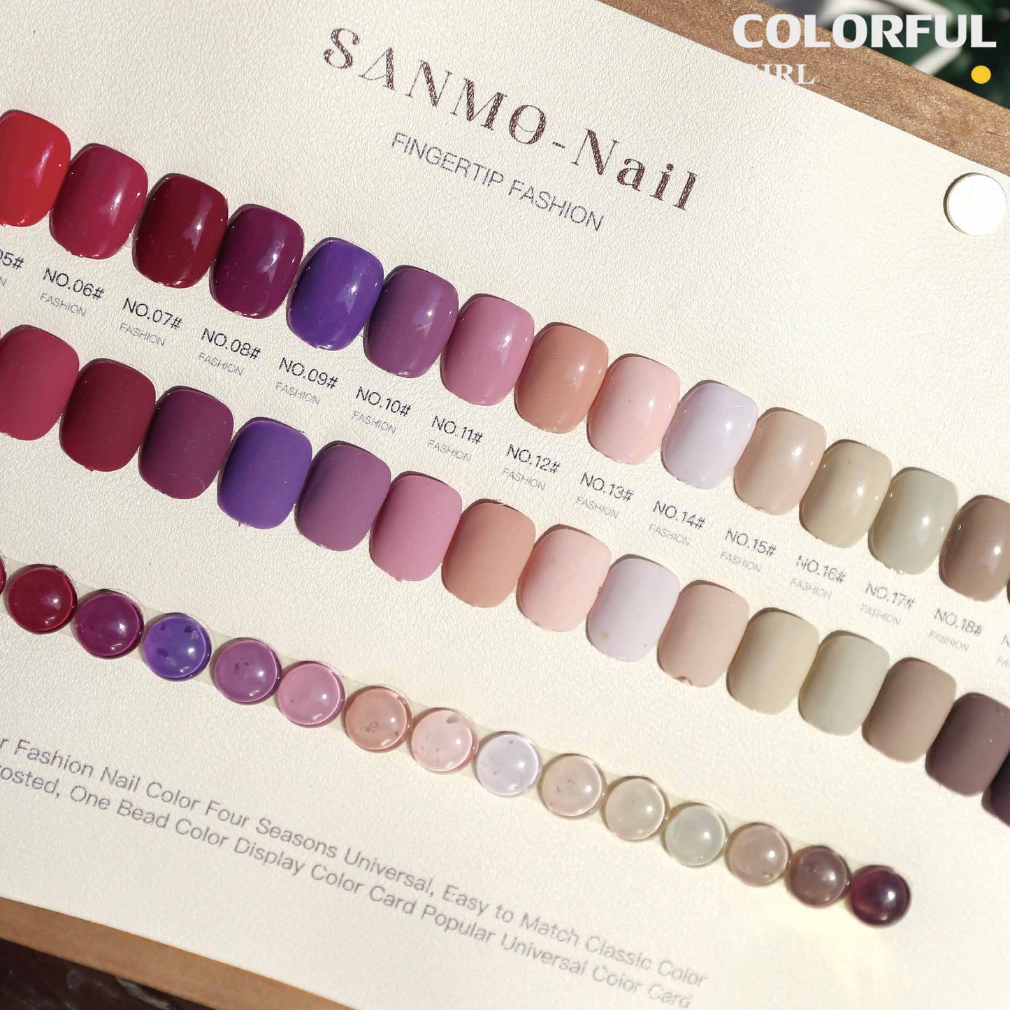【พร้อมส่ง】20สี โทนสีม่วง / โทนสีน้ำตาล สีเจลสีพื้น SANMO สี ( SANMO) สีเจล 20สี แถม ชาร์ทสี