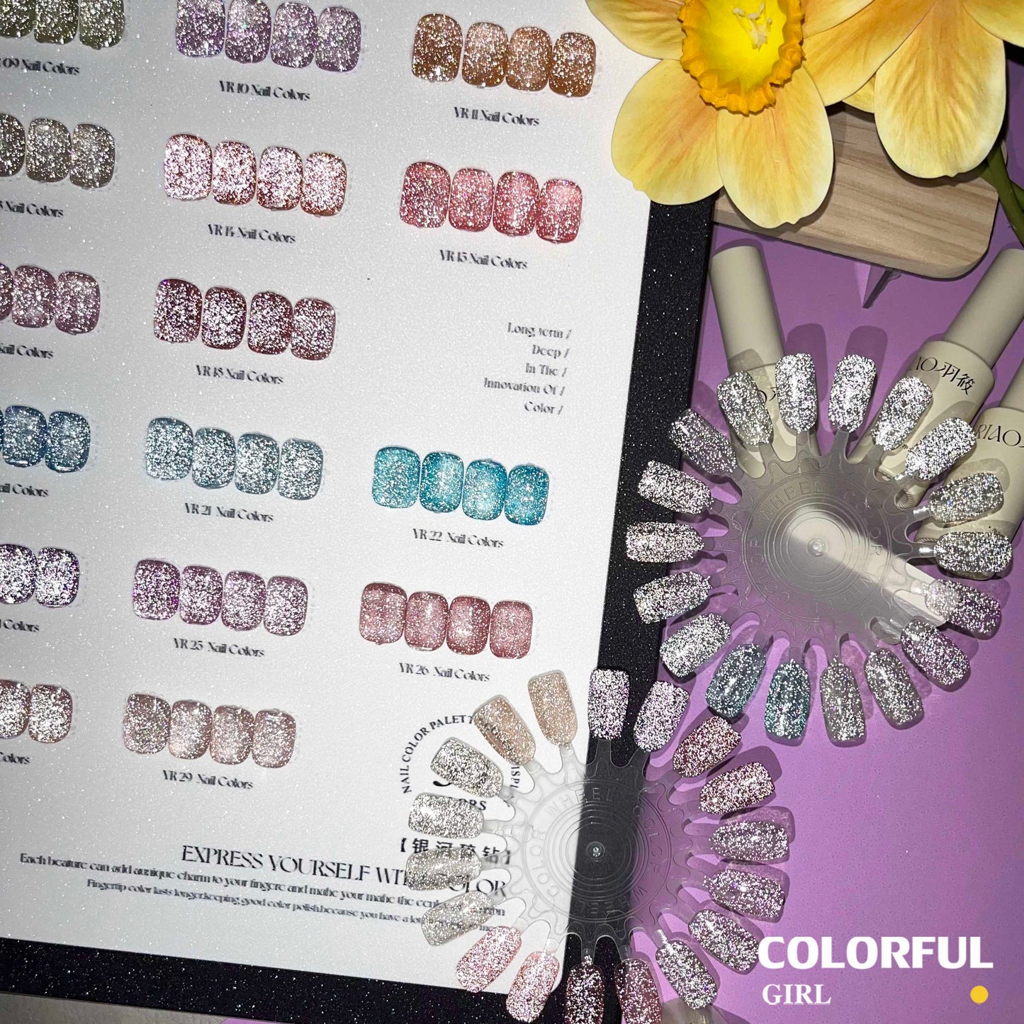 【พร้อมส่ง】YURIAO30สี สีเจลแฟลช สีทาเล็บเจล 20สี(YURIAO30) สีเจล30สี สีเจลแฟลช แถม ชาร์ทสี