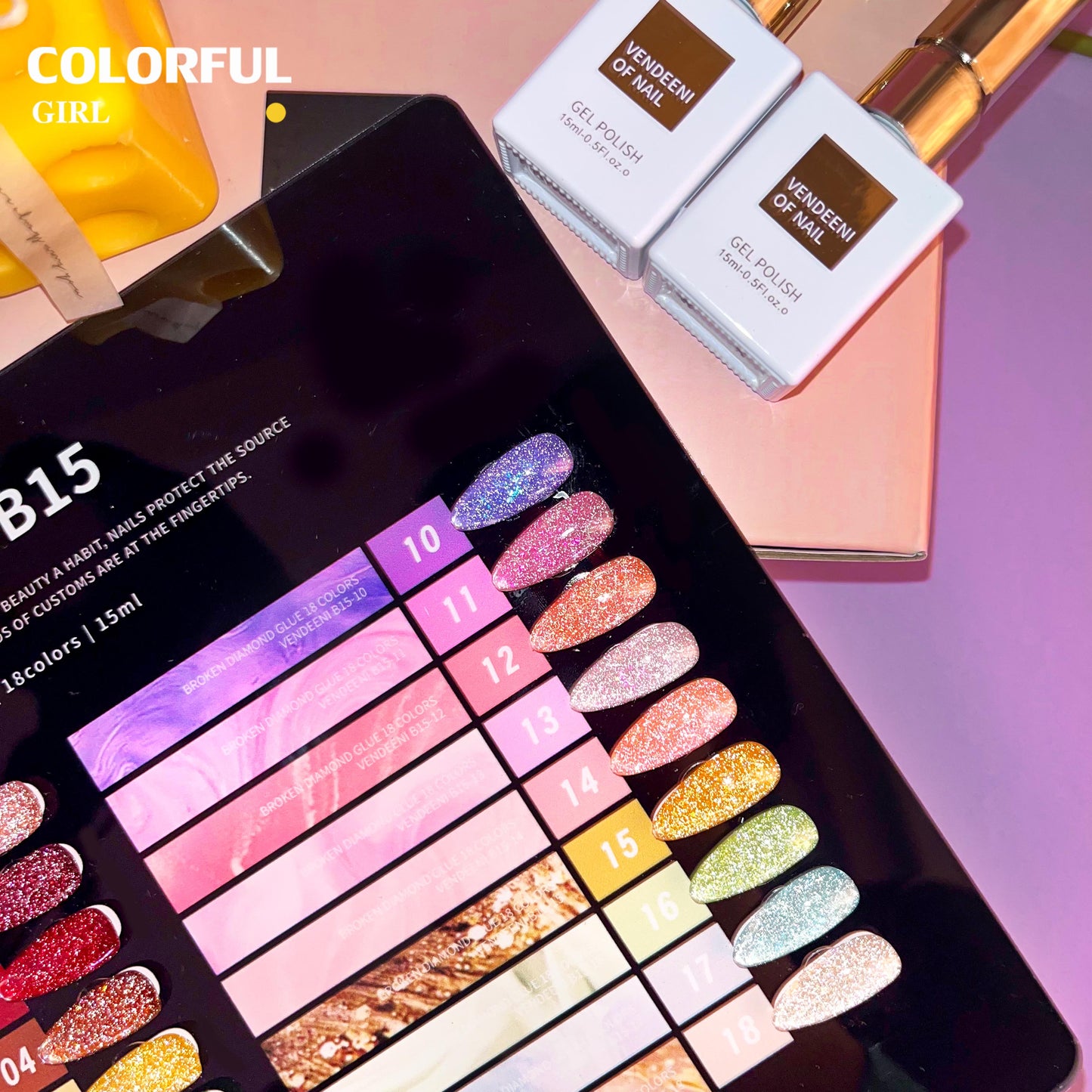 【พร้อมส่ง】Vedenni B15สี สีเจลแฟลช18สี แถม ชาร์ทสี(Vedenni) 15 สีผมธรรมชาติสำเร็จค่ะ แฟลชใหม่ล่าสุด แถมชาร์ทสำเร็จ