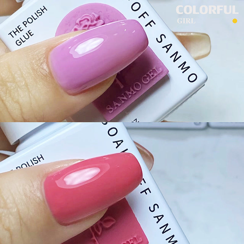 【พร้อมส่ง】SANMO สีเจลทาเล็บ 92สี ฟรีชุดชาร์จชาร์จ สีทาเล็บเจลแท้คุณภาพดี สีต่างๆ รวม