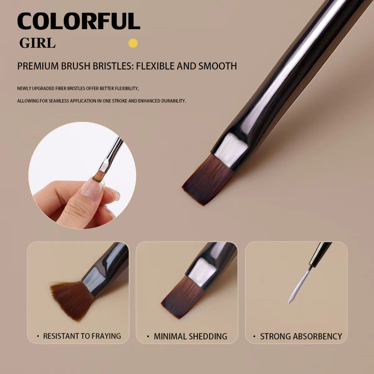 เซ็ต 9 ชิ้น พู่กันและแปรง แปรงเล็บแปรงอะคริลิค Uv Gel Extension แปรงเล็บเครื่องมือ