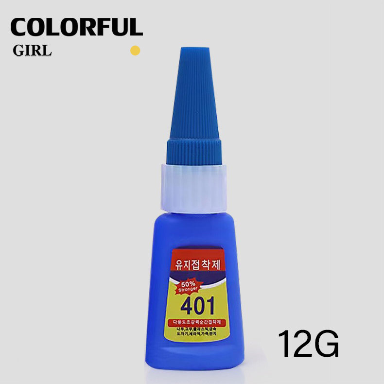 พร้อมส่งกาวติดเล็บปลอม 401 เนื้อเจลน้ํา (ไม่ต้องอบ) อุปกรณ์ทําเล็บ กาวติดอะไหล่เล็บ อุปกรณ์ทำเล็บ ติดเล็บปลอม กาวน้ำ401 20g/12g