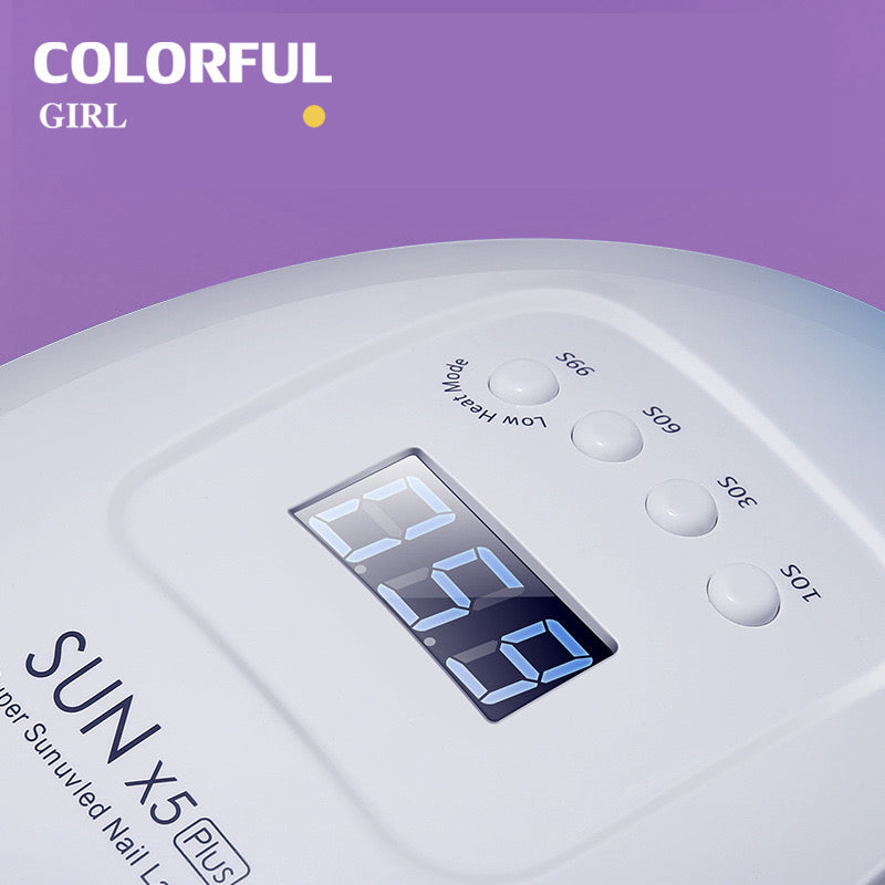 SUN plush 5 เครื่องอบเล็บเจล คุณภาพสูงเหมาะสำหรับมืออาชีพ แห้งไว10 วินาที ของแท้