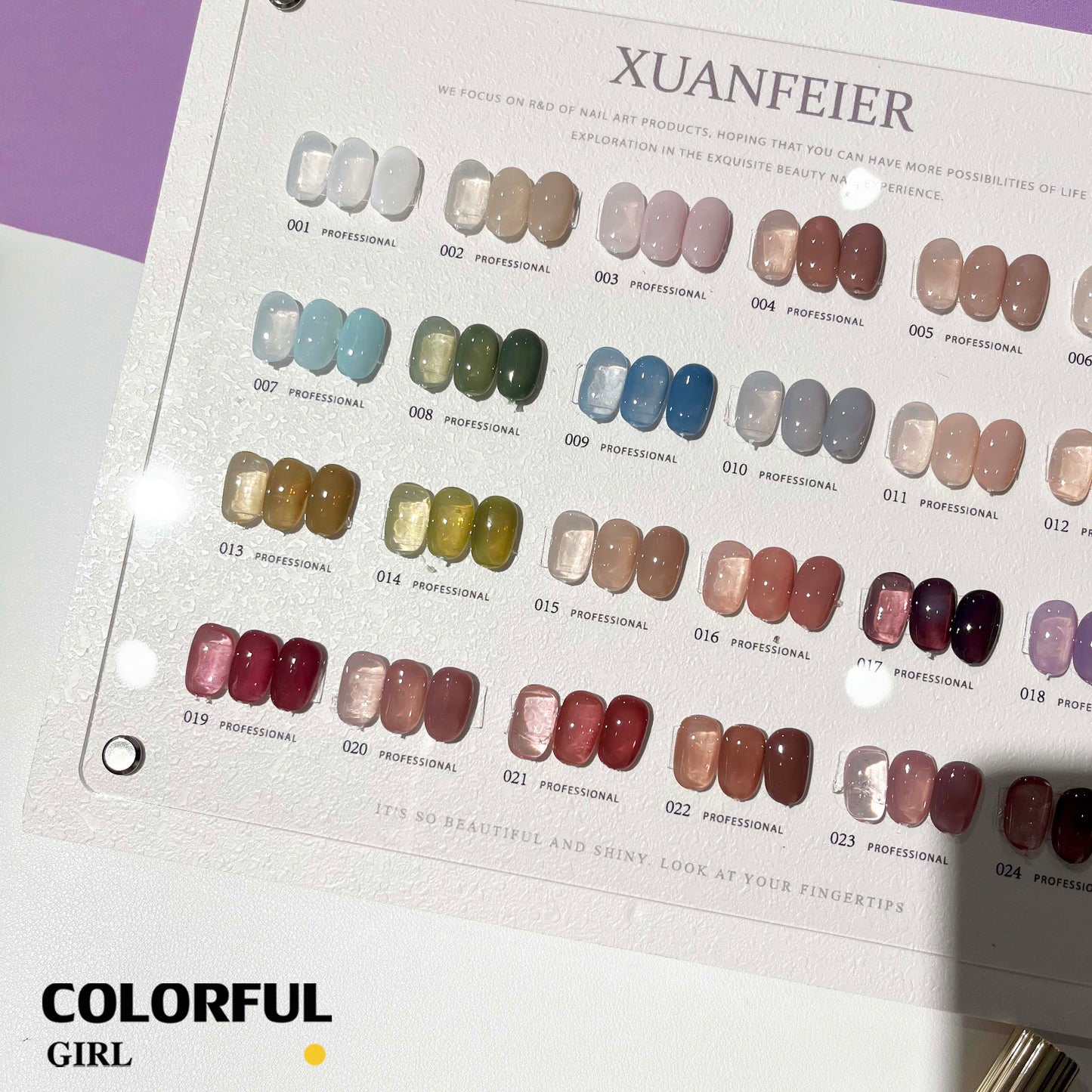 【พร้อมส่ง】XUANFEIER สีเจลไซรัปรุ่นใหม่ 24สี ฟรีชุดชาร์จชาร์จ เนื้อสวยละมุนค่ะ เจลลี่ไซรัป 24 สี ไม่บางจนเกินไปทาง่ายและสวยมากค่ะ