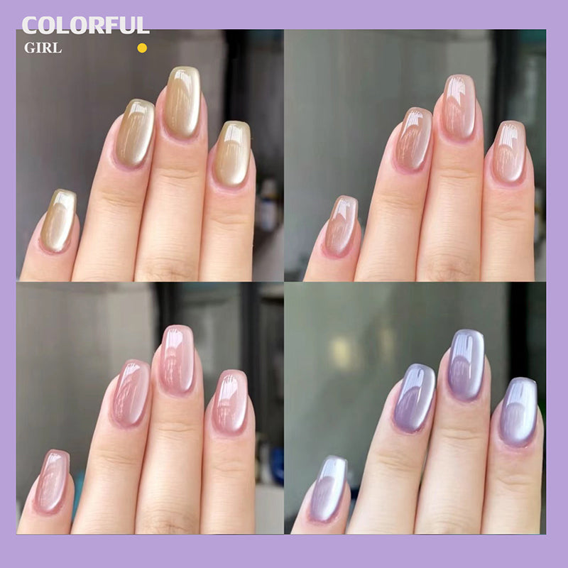 【พร้อมส่ง】 JYS 24สี (JIAO YAN SHE) สีเจลแคทอาย/ สีลูกแก้ว แถมชาร์ทอะคริลิคสำเร็จรูป แม่เหล็ก
