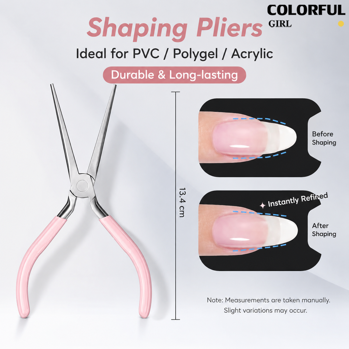 【พร้อมส่ง】คีมบีบเล็บ C-Curve คีมจัดทรงเล็บ สำหรับ Polygel / Acrylic / ต่อเล็บ PVC คีมปากแหลม หนีบทรงเล็บ ดึงอะไหล่ อุปกรณ์ทำเล็บมืออาชีพ