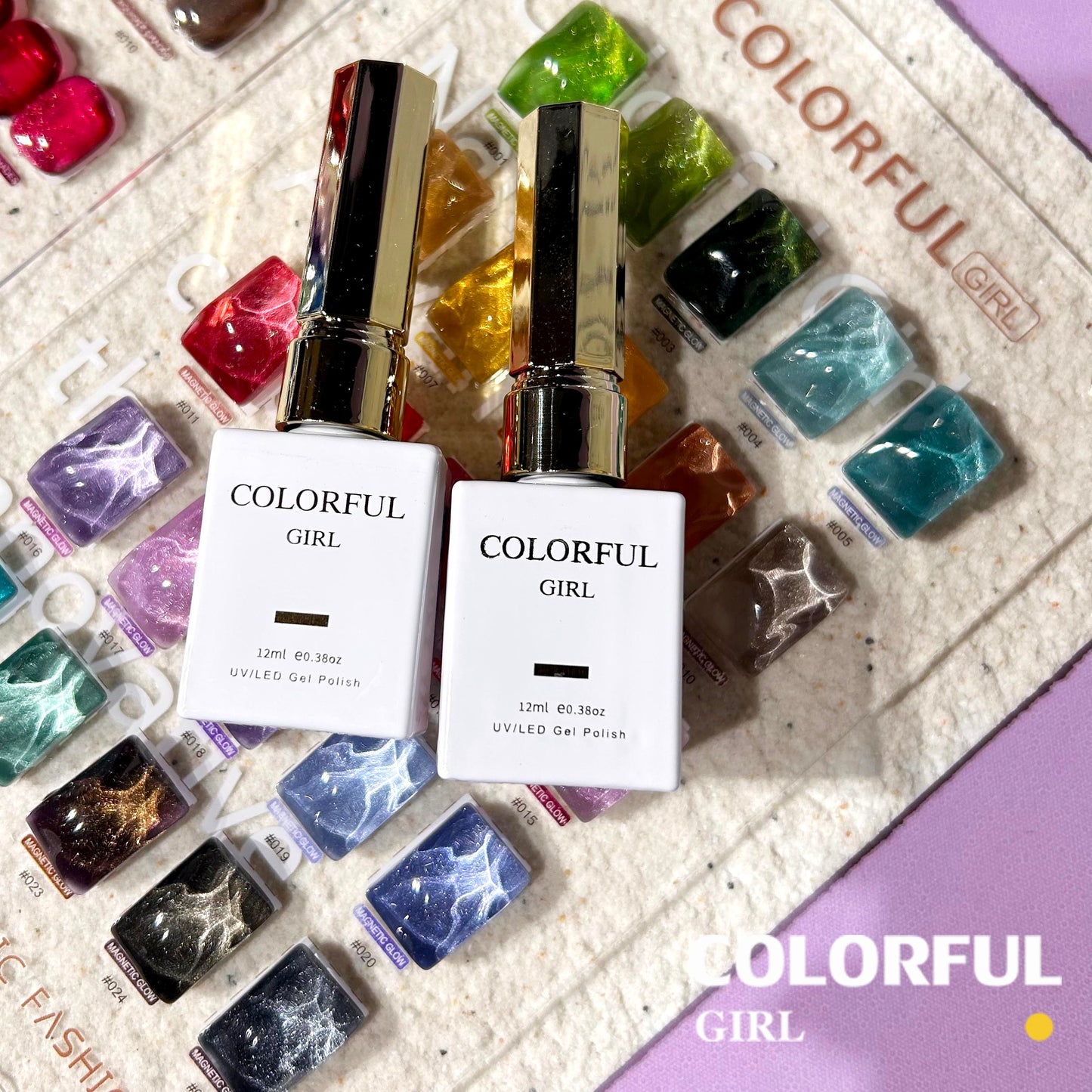 【พร้อมส่ง】🔥 เซตสุดคุ้ม COLORFUL GIRL 25สี    สีเจลแคทอายเนื้อซาติน+สีเจลแคทอาย  25สี    สีลูกแก้ว ฟรีชาร์ทสี Cat eye  25สี พร้อมส่ง พร้อมชาร์ตสีสุดพรีเมียม!
