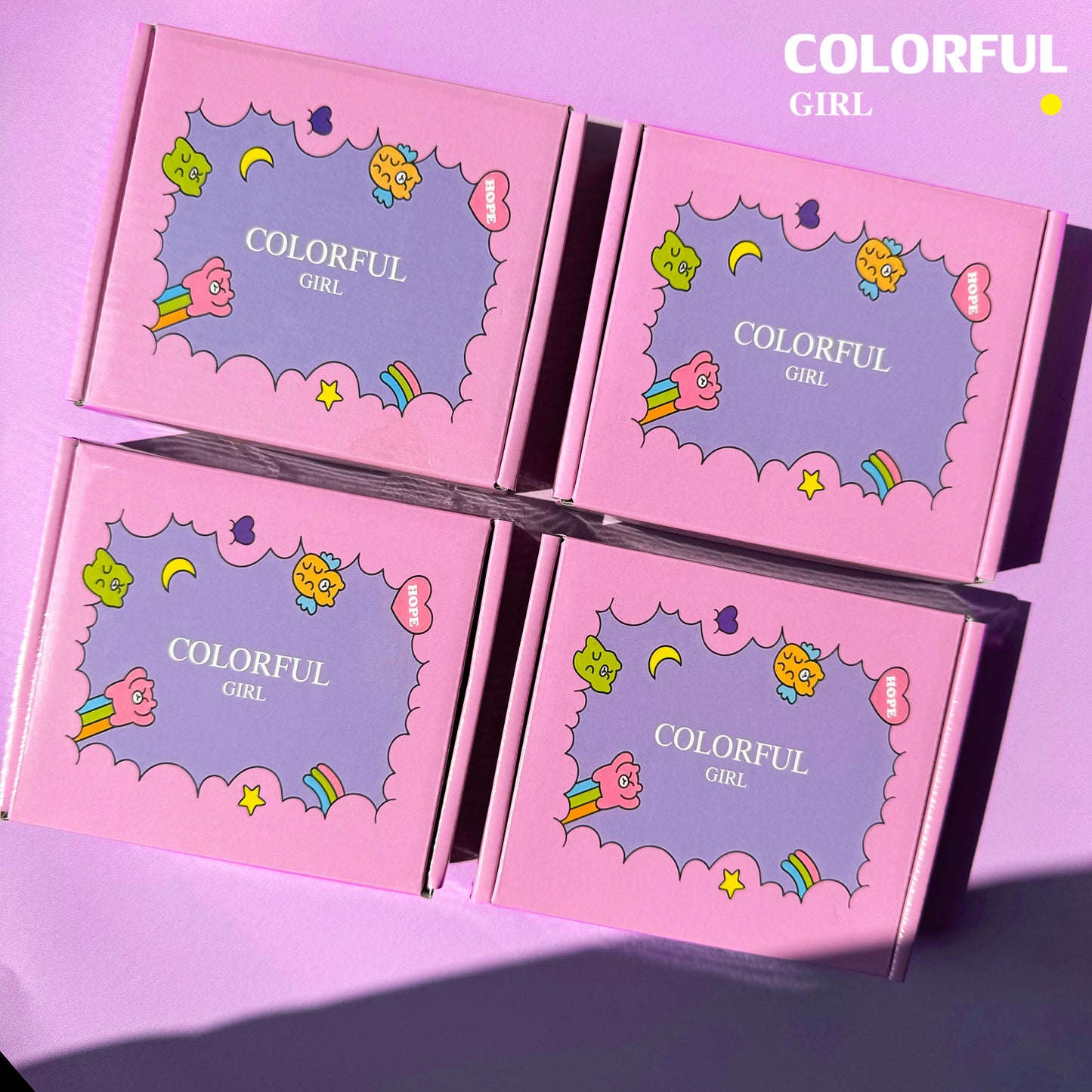 【พร้อมส่ง】Colorful Girl3สี สีเจลกลิซเตอร์+สีเจลสีพื้น 15 สี แถม ชาร์ทสี(Colorful Girl)