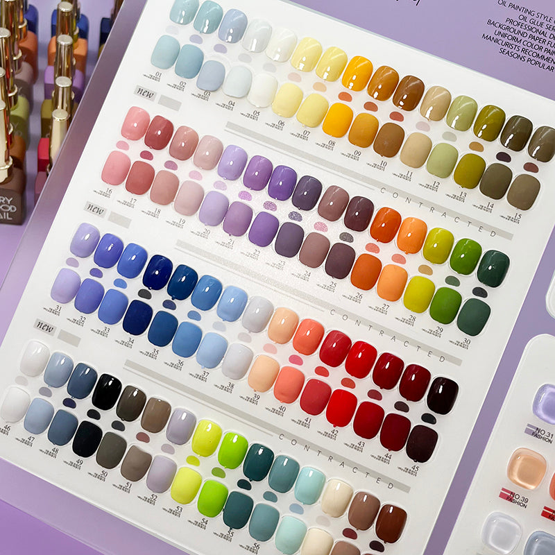 very good60สี ฟรีชาร์ตสี เบส ท๊อป สีเจล15ml.