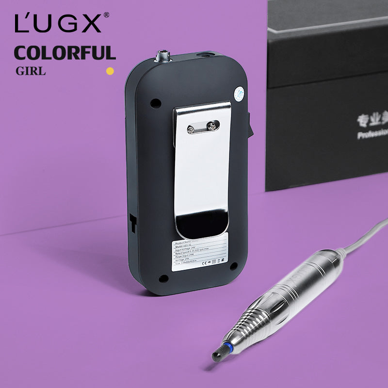 พร้อมส่งในไทย มีหัวเจียรในกล่อง LUGXเครื่องเจียรเล็บไฟฟ้า รุ่น LG609 35000RPM เครื่องเจียเล็บ
