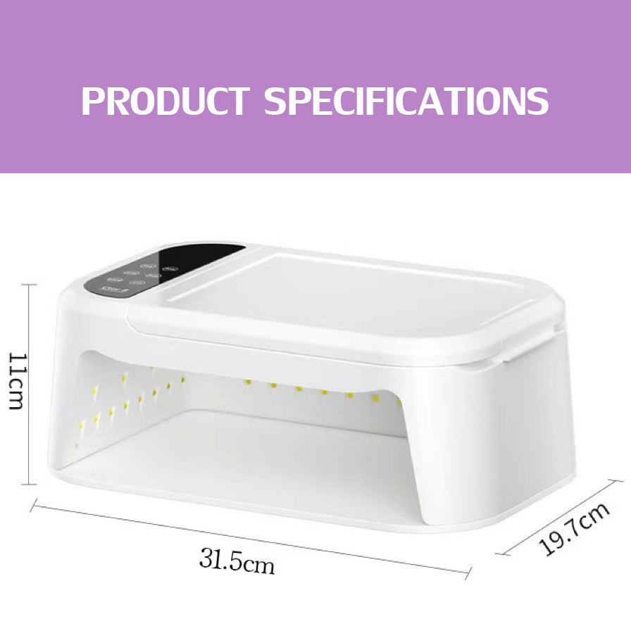 ✨พร้อมส่ง✨CTAR 8 180W เครื่องอบเล็บเจล Led ของแท้ SUNUV เครื่องอบเล็บ+แขนรองรับ 2-in-1 อุปกรณ์ทำเล็บ