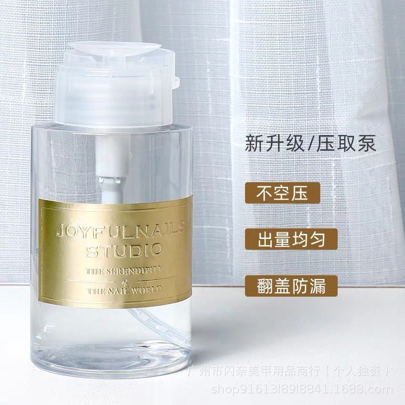 ขวดปั๊ม ใส่น้ำยาล้างเล็บ ขวดเปล่า 150ml/200ml/300ml. ขวดปั๊มพลาสติกเปล่า