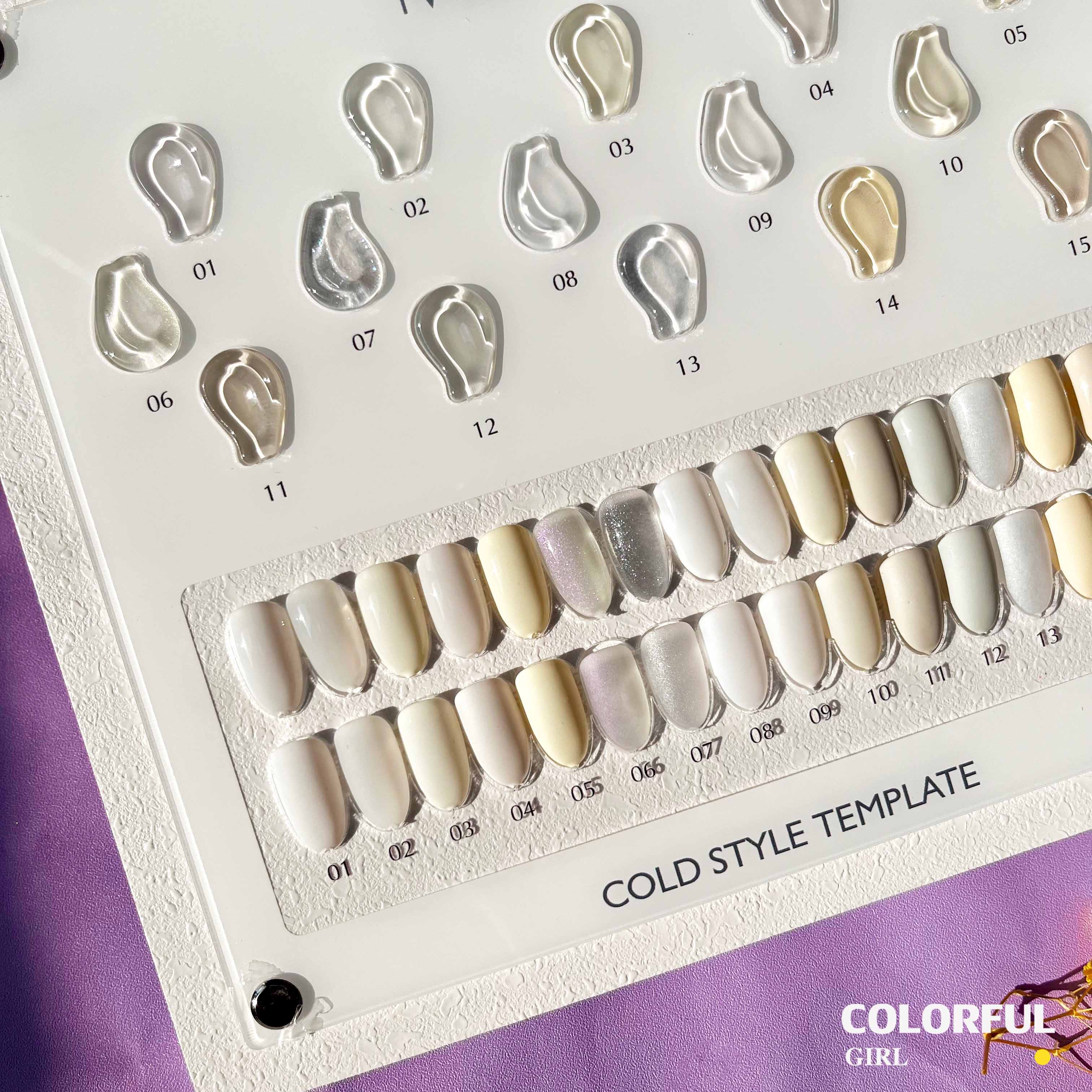 MILAN 15 สี โทนสีขาว Wedding Dress White สีขาว ละมุนเด่นสวย ตัวเนื้อแน่น ติดทนนาน ฟรีชาร์ทสี