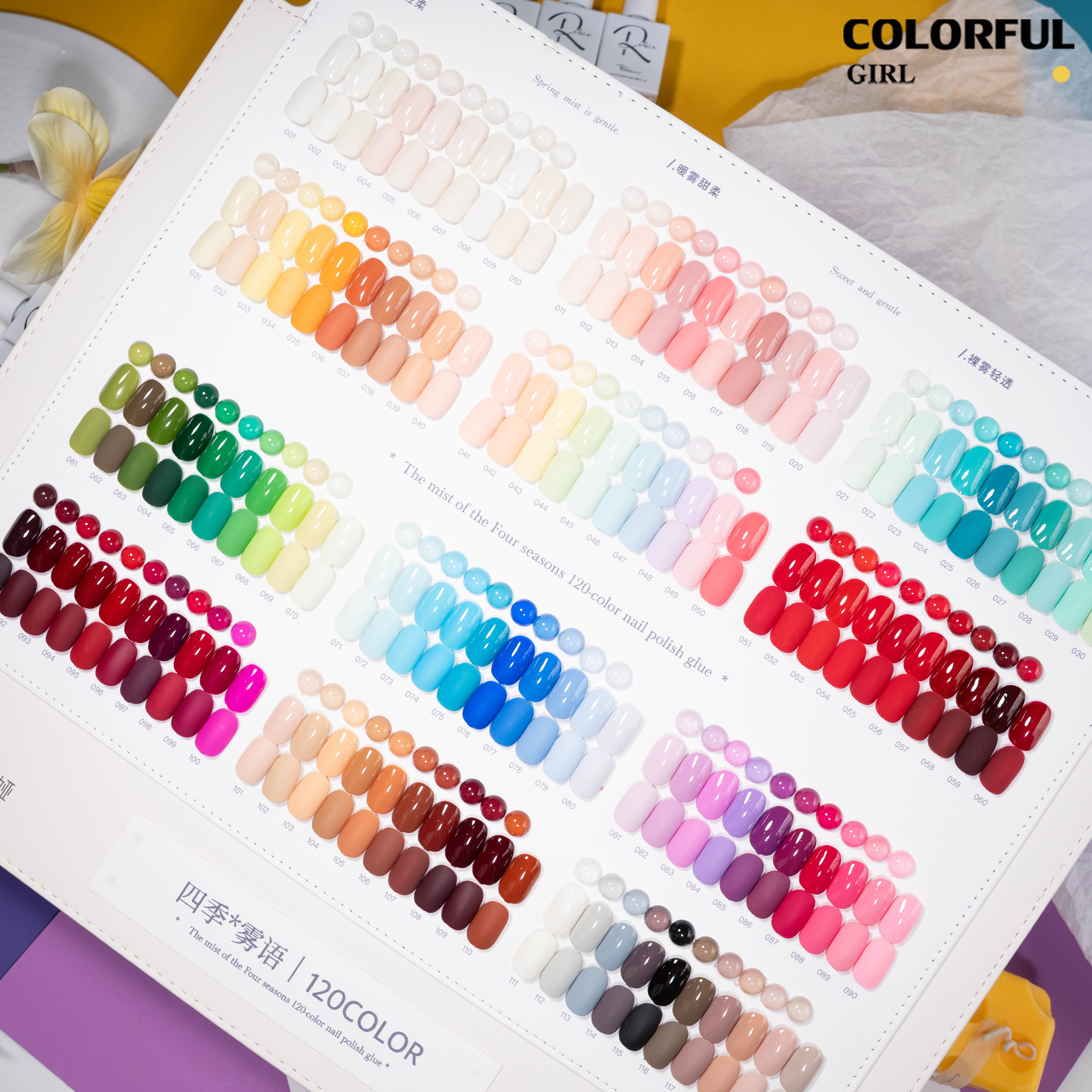 พร้อมส่ง มาใหม่ ยาทาเล็บเจล Rabia 120 สี ชุดสีพื้นสำหรับเปิดร้าน ทาได้เพ้นท์ได้ เม็ดสีชัดเจน ชุดยาทาเล็บ ชุดสีพื้น สินค้าขายดี พร้อมชาร์ตสำเร็จรูป