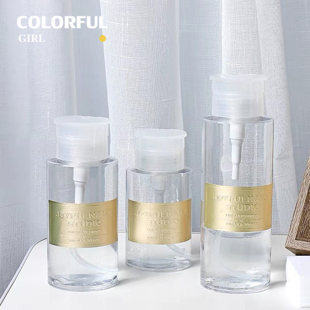 พร้อมส่ง ขวดปั๊ม ใส่น้ำยาล้างเล็บ ขวดเปล่า 150ml/200ml/300ml. ใช้งานอเนกประสงค์ต่างๆ ขวดปั๊มพลาสติกเปล่า