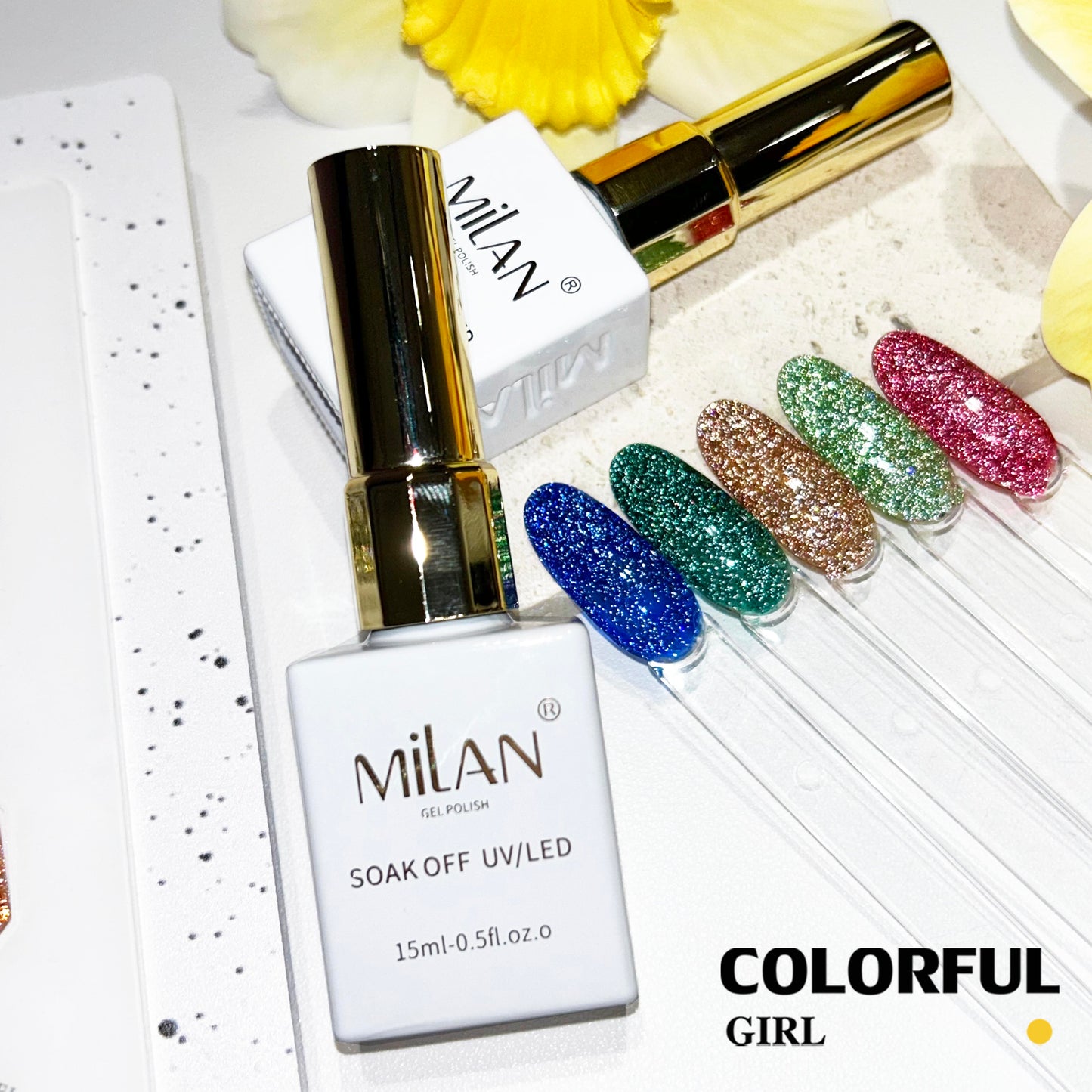 【พร้อมส่ง】MILAN 20 สีเจลแฟลช (Milan) สีเจลทาเล็บ แถมชาร์ทสี | ชุดสี 20 สี + ฟรีชาร์ทสี