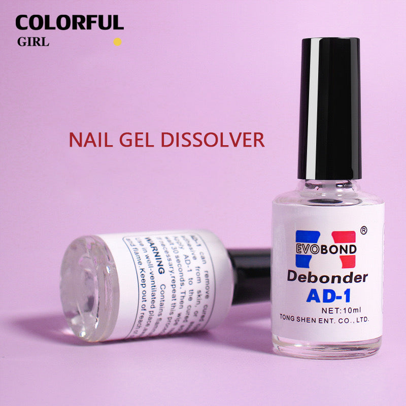 พร้อมส่ง น้ำยาถอดเล็บปลอม AD-1 น้ำยาถอดเล็บPVC น้ำยาละลายกาว ถอดเล็บเจล