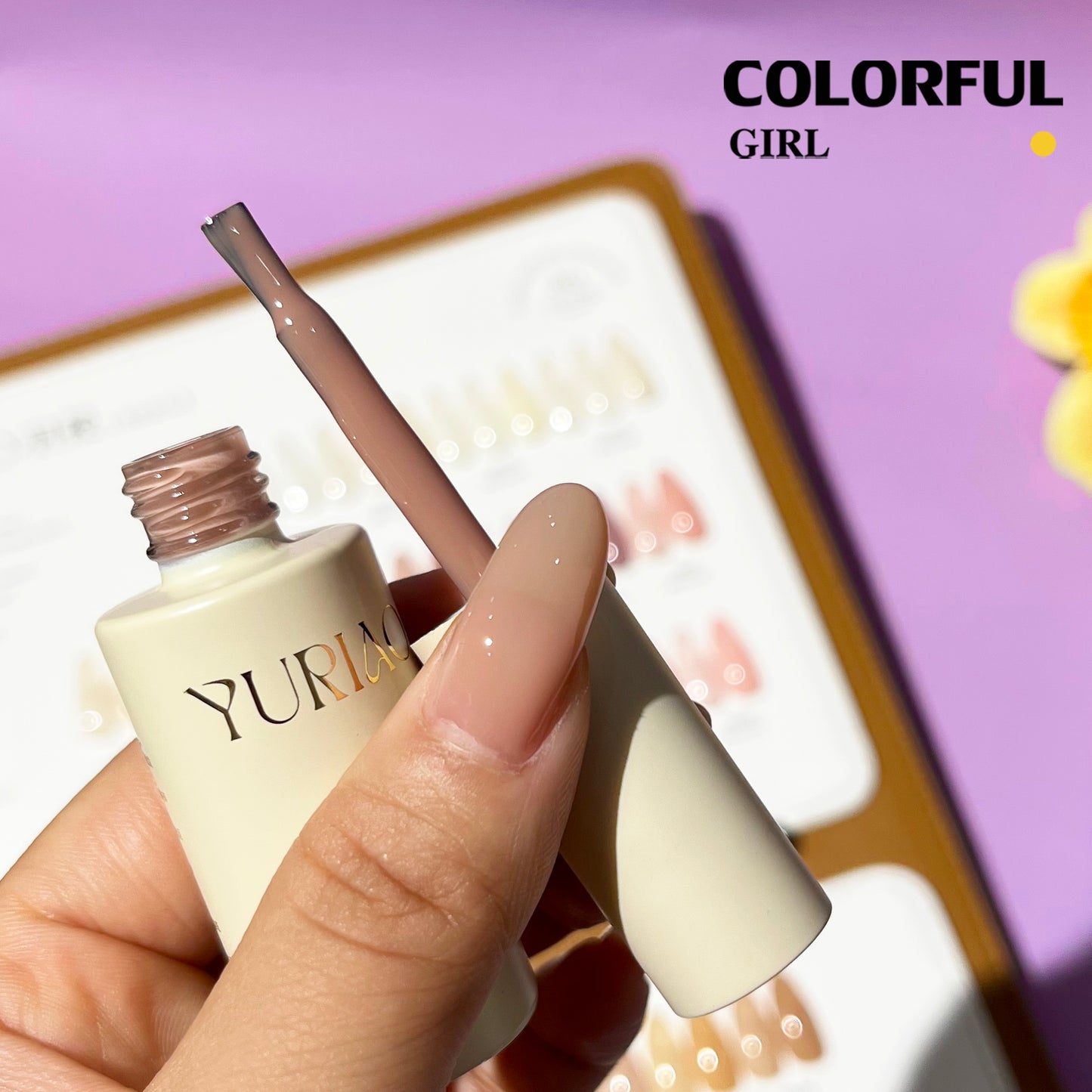 ✨พร้อมส่ง🇹🇭✨YURIAO 36 สี สีเจลไซรัป โทนชมพู Ice Peach 36 สี แถม ชาร์ทสี