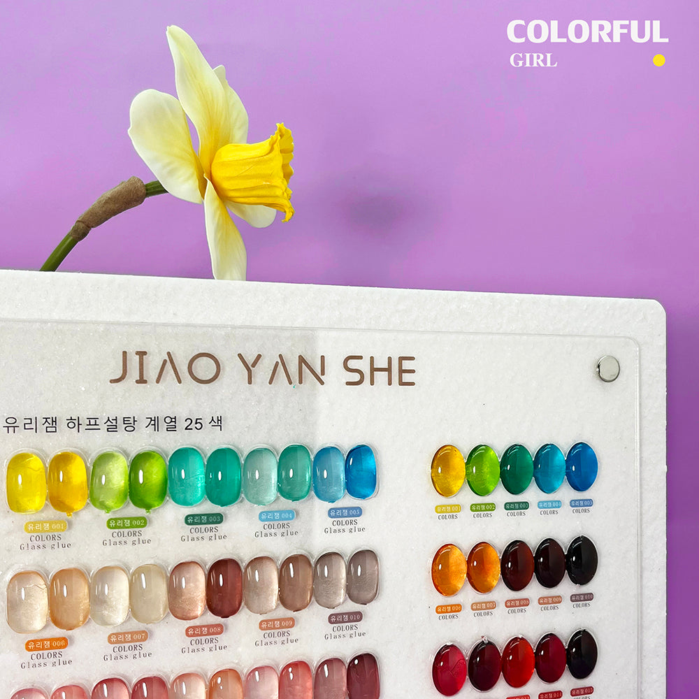 【พร้อมส่ง】สีเจลไซรัป 25 สี JYS (JIAO YAN SHE)สีลูกกวาด