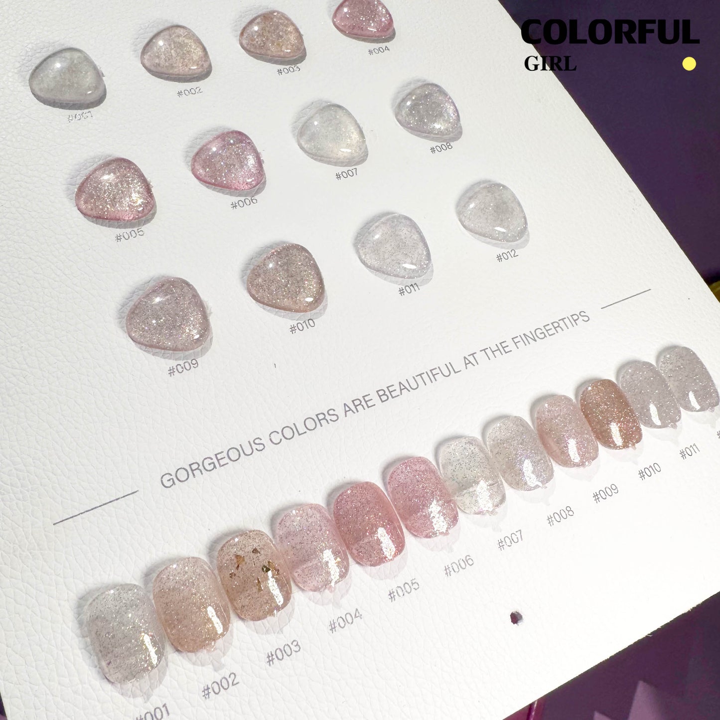 【พร้อมส่ง】 สีทาเล็บเจล Colorful girl สี( Colorful girl ) สีเจล สีเจลแฟลช 12สี สีเจลแฟลช แถม ชาร์ทสี