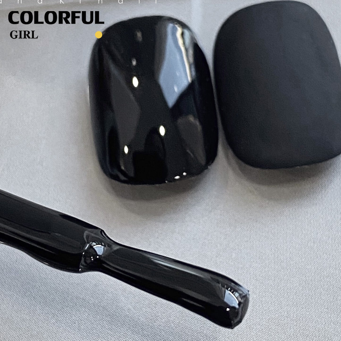 【สินค้าพร้อมส่ง】เจลทาเล็บ Colorful Girl | สีขาว, สีดำ | สีเข้มข้น ทาเพียงครั้งเดียวสีชัด | ปลอดภัยและเป็นมิตรกับสิ่งแวดล้อม