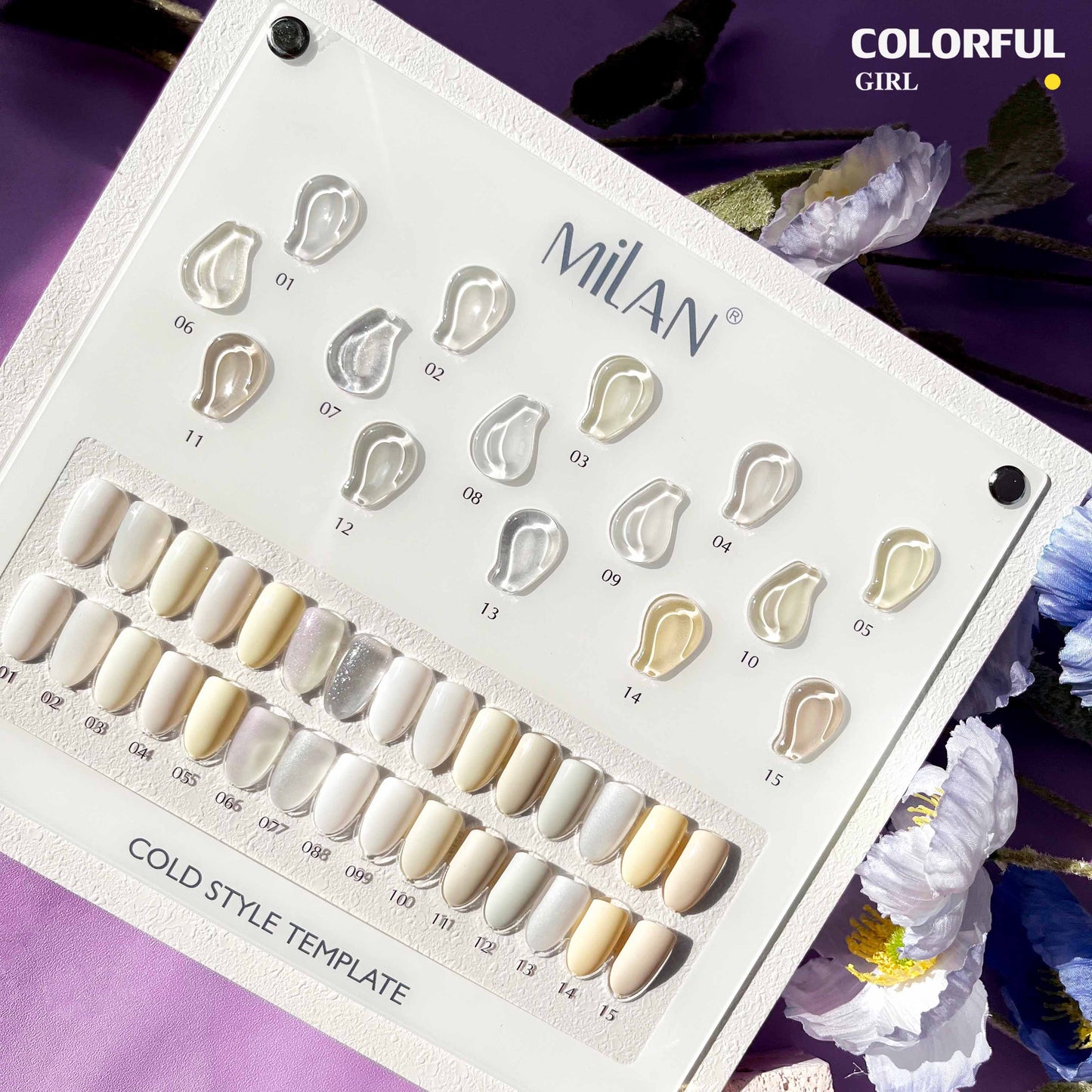 【พร้อมส่ง】MILAN 15สี โทนสีขาว โทนละมุน 16colors Wedding Dress White สีขาว ละมุนเด่นสวย ตัวเนื้อแน่น ติดทนนาน ฟรีชาร์ทสี
