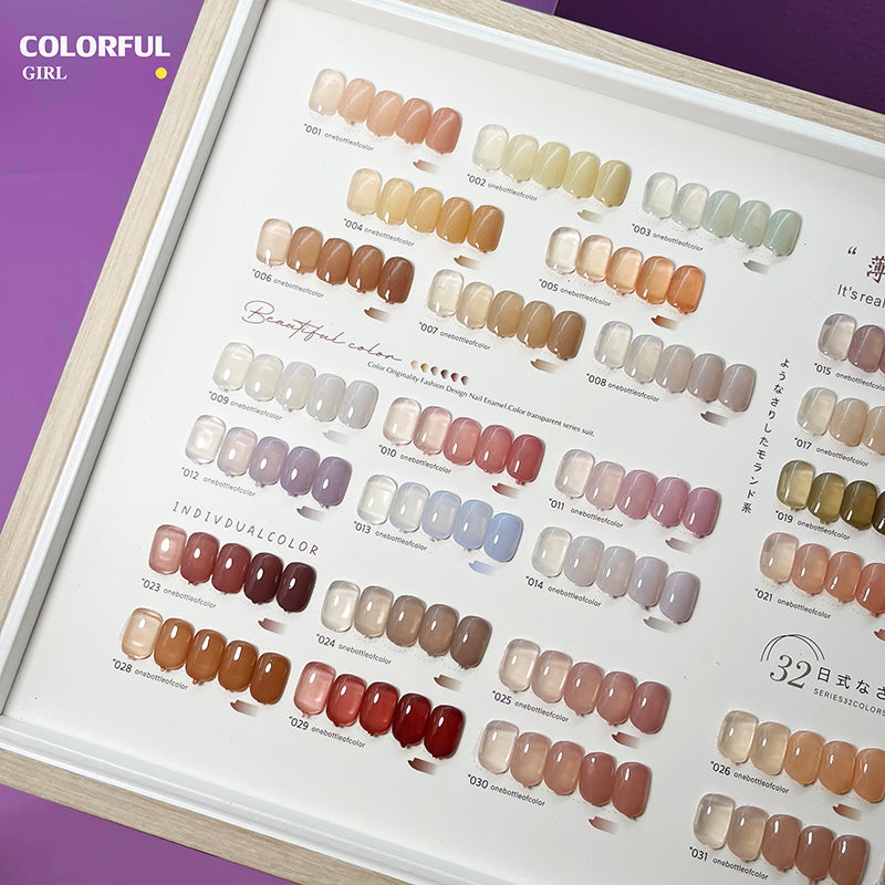 【พร้อมส่ง】SUI FENG HE สีเจลไซรัปรุ่นใหม่ 32สี ฟรีชุดชาร์จชาร์จ เนื้อสวยละมุนค่ะ เจลลี่ไซรัป 32 สี ไม่บางจนเกินไปทาง่ายและสวยมากค่ะ