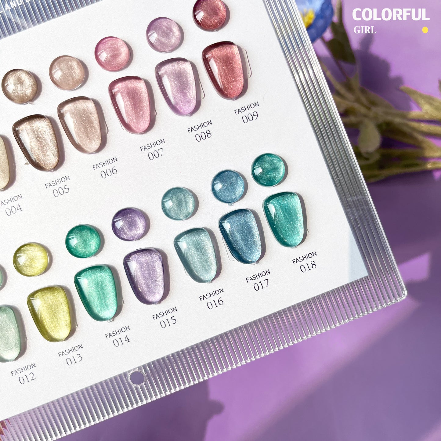 【พร้อมส่ง】Xuanfeier 18สี สีลูกแก้ว ฟรีชาร์ทสี Cat eye แม่เหล็ก เอฟเฟกต์มันเงามาก ละเอียดอ่อน