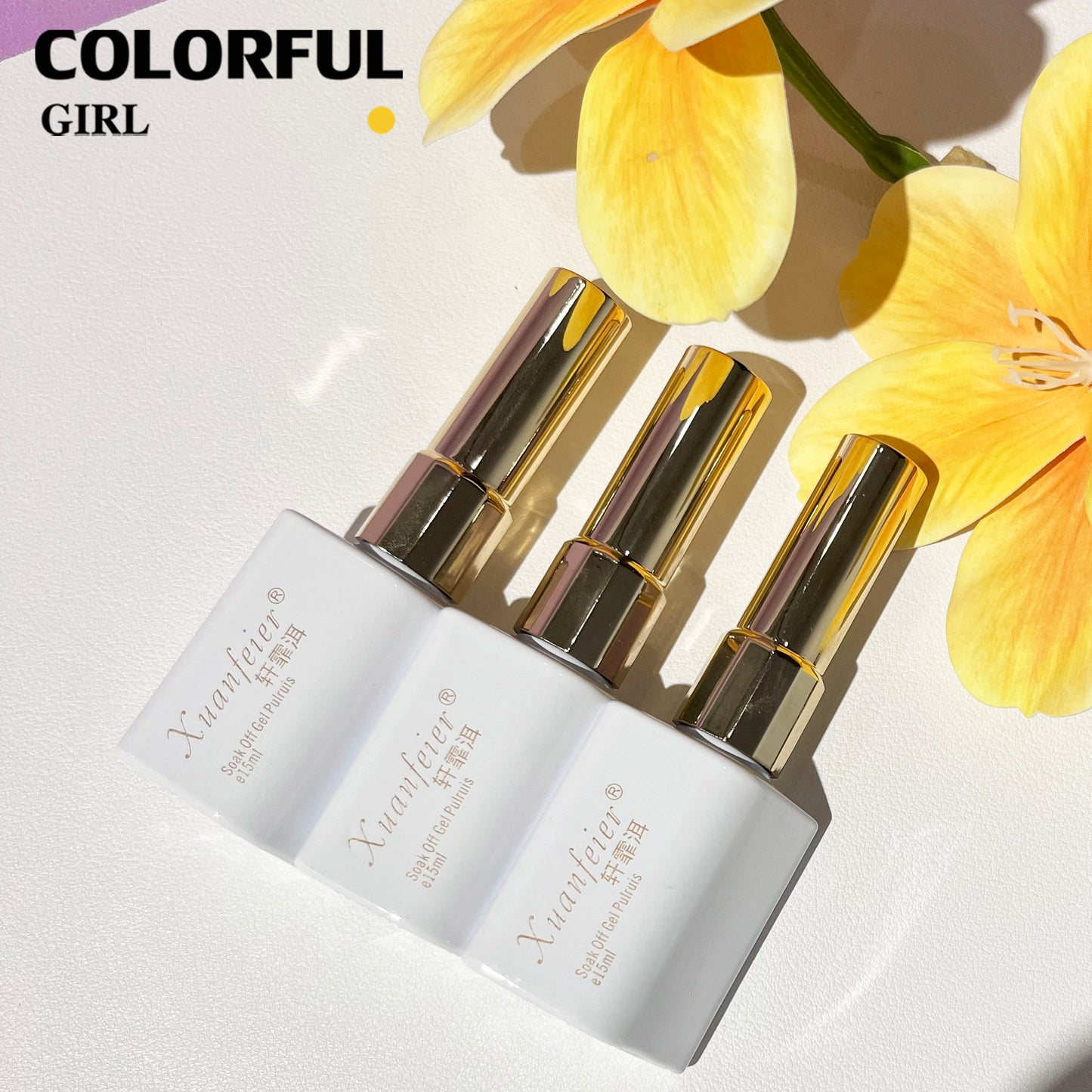 ✨พร้อมส่ง🇹🇭✨สีเจลไซรัปรุ่นใหม่ XUANFEIER 30  สี สีเจลไซรัป โทนชมพู Ice Peach 30 สี แถม ชาร์ทสี สีเจลไซรัปIce Peach