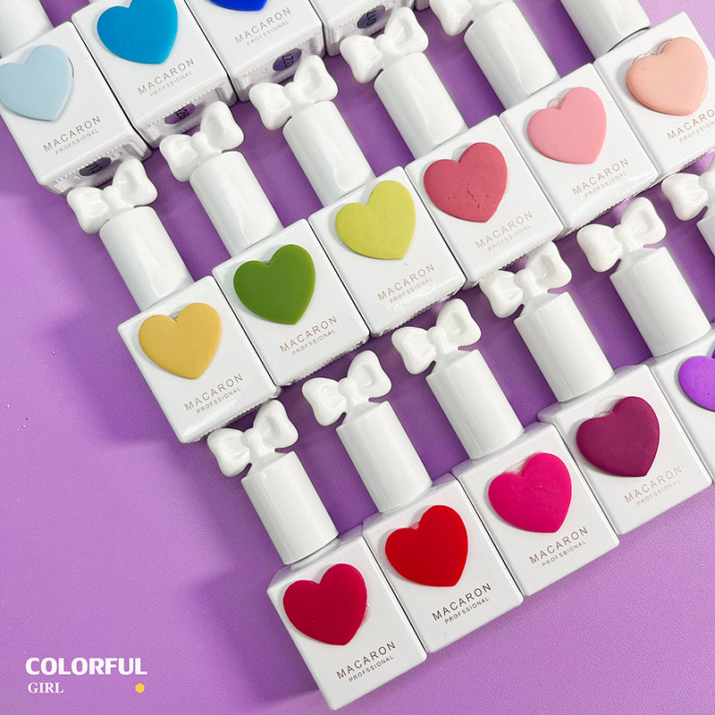 【พร้อมส่ง】แบบแยกขวด Sansu (1-58) Set Macaron 58 สี ยาทาเล็บ สีเจล เล็บเจล