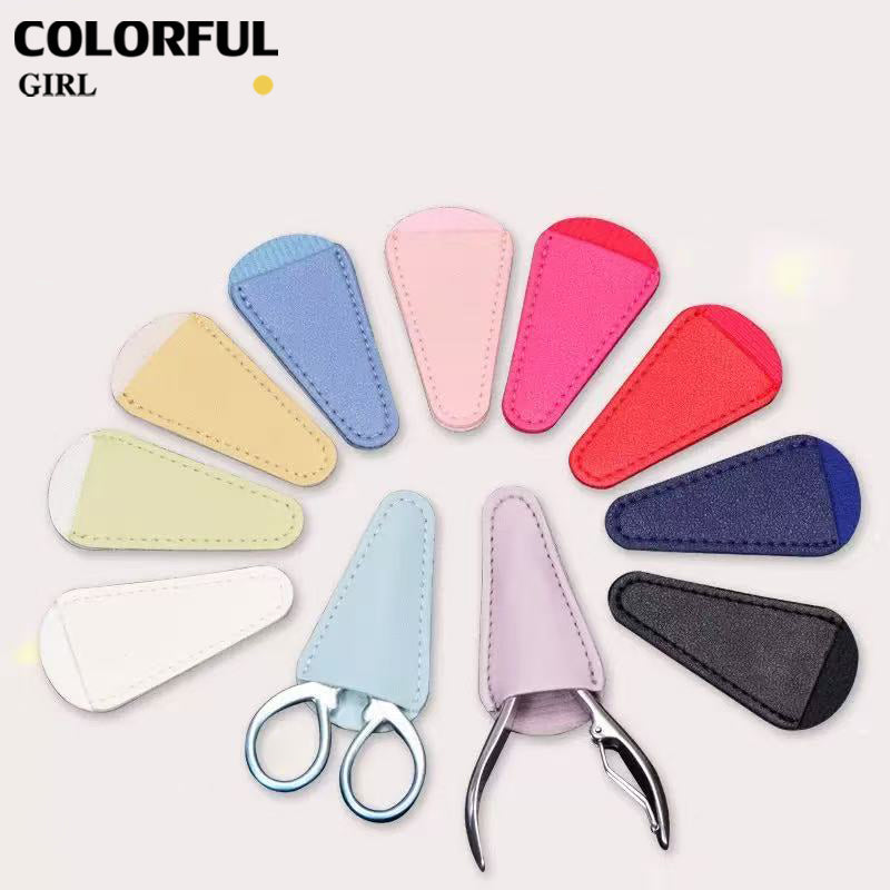 ปลอกหนังกันน้ํากรรไกร ปลอกหนังใส่กรรไกร มีหลายสีให้เลือก