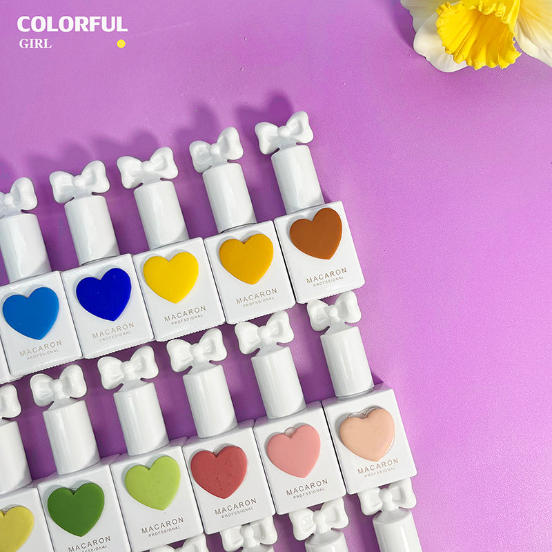 【พร้อมส่ง】แบบแยกขวด Sansu (1-58) Set Macaron 58 สี ยาทาเล็บ สีเจล เล็บเจล