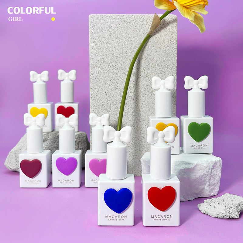 【พร้อมส่ง】แบบแยกขวด Sansu (1-58) Set Macaron 58 สี ยาทาเล็บ สีเจล เล็บเจล