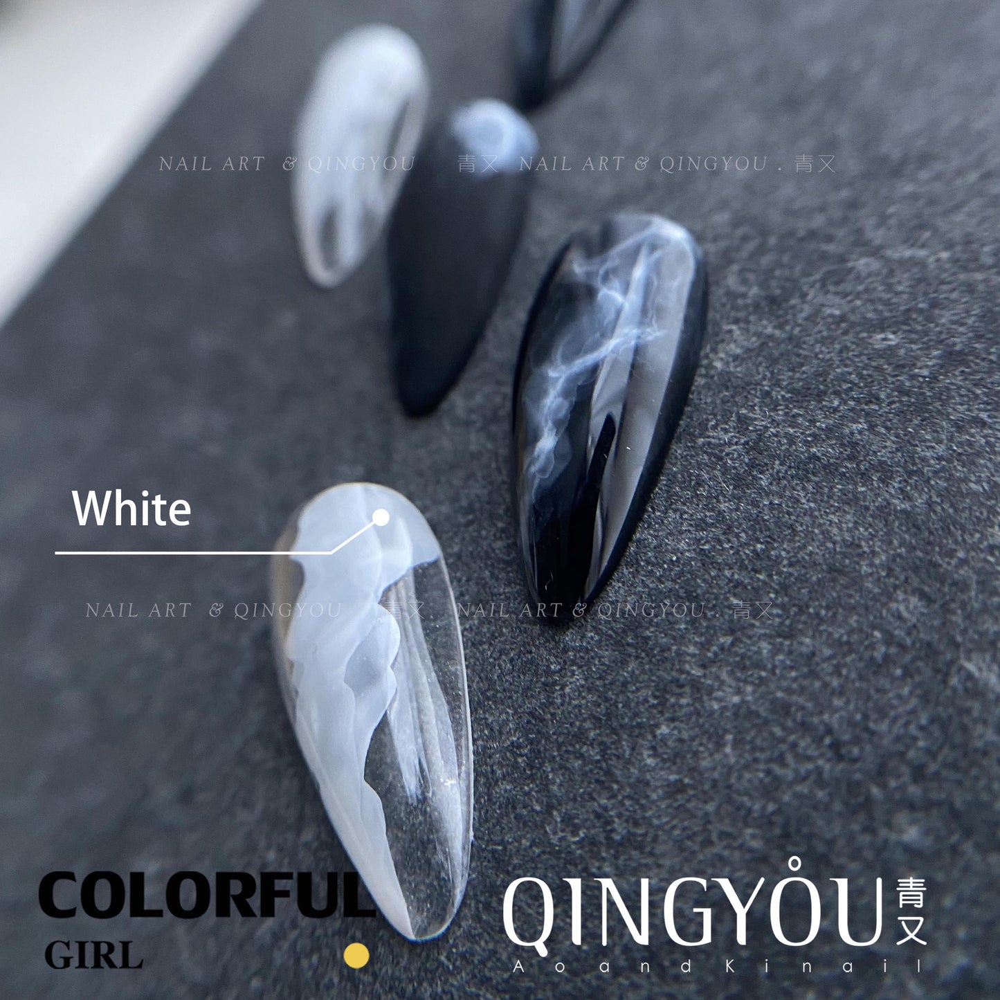【พร้อมส่ง】QINGYOU น้ำยาทำลายหินอ่อน น้ำยาริ้วใช้ทำงาน15ML เพียงทาลงบนเล็บสีทำสีแล้ว(ไม่ต้องอบ)