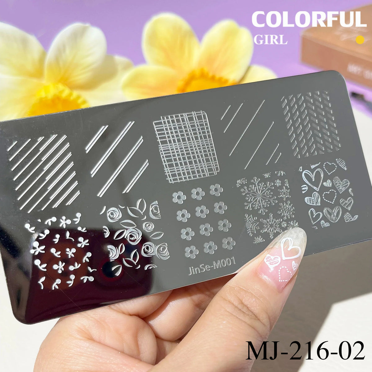 Stamping plate แผ่นปั้มลาย เพ้นท์ลาย ลายฉลุพิมพ์เล็บ ( มีหลายลายให้เลือก )