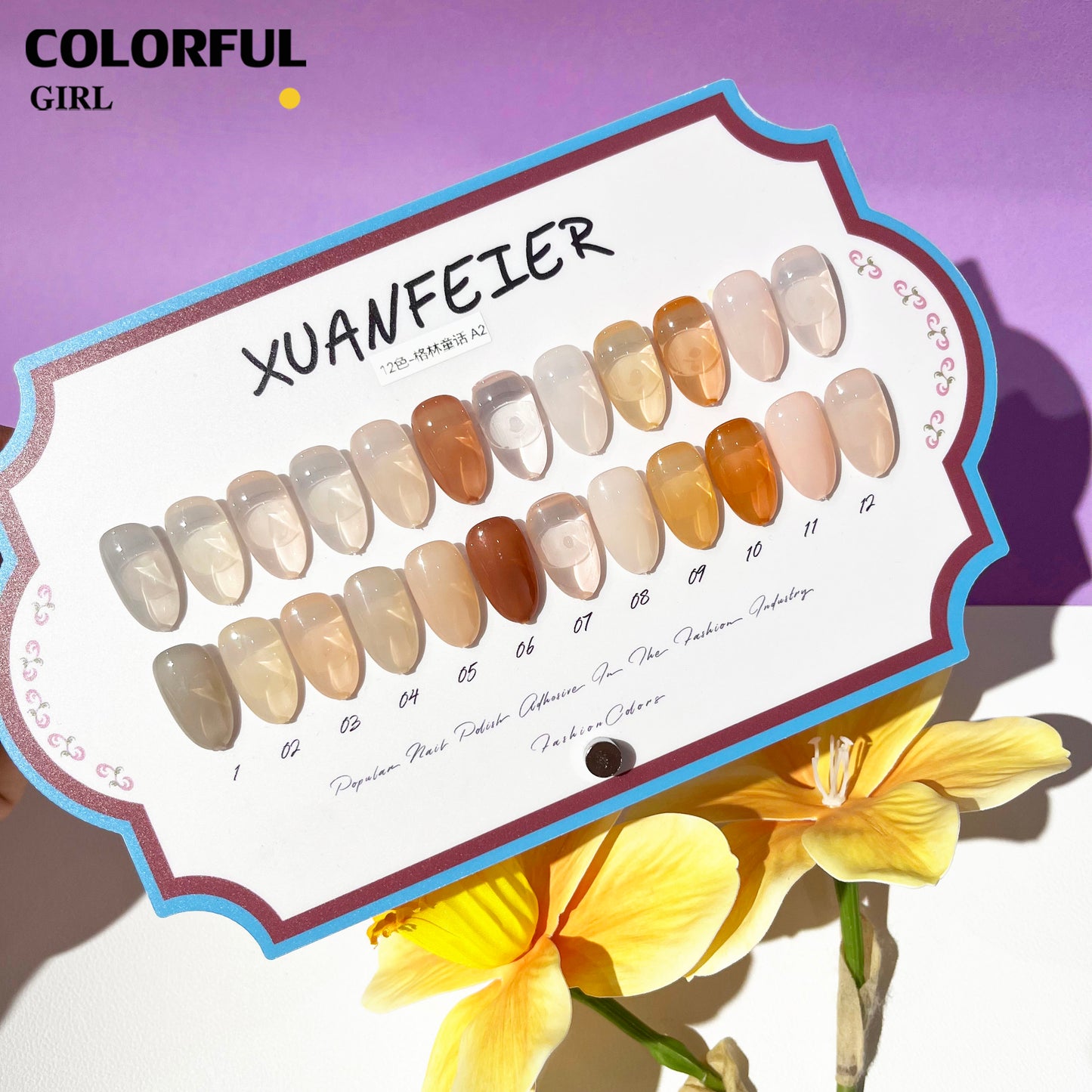 【พร้อมส่ง】XUANFEIER สีเจลไซรัปรุ่นใหม่ 12สี ทั้งหมด 9 คอลเลกชัน ฟรีชุดชาร์จชาร์จ เนื้อสวยละมุนค่ะ เจลลี่ไซรัป 12 สี ไม่บางจนเกินไปทาง่ายและสวยมากค่ะ