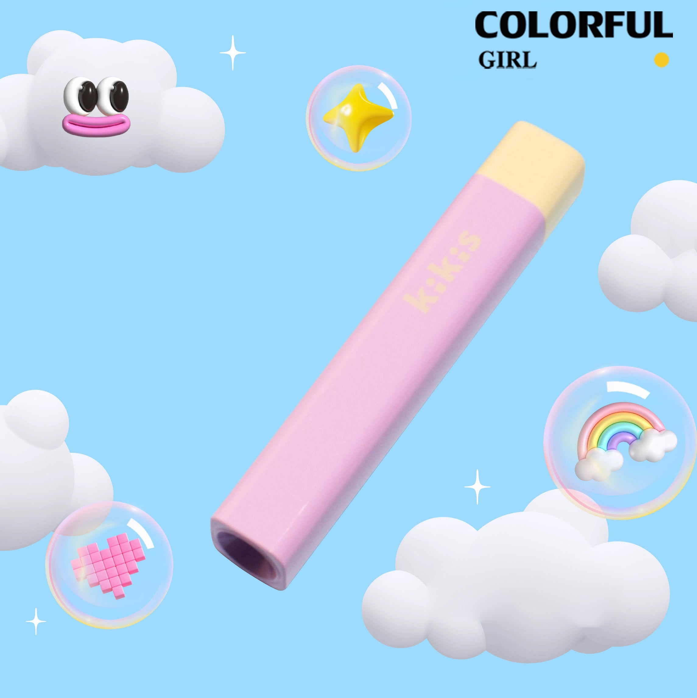 Kikis ไฟฉายอบเล็บ ล็อกอะไหล่ สามารถใช้สำหรับอบเจลล็อคสี ชาร์จไฟได้ แบต 500mAh กำลังไฟ 3w.