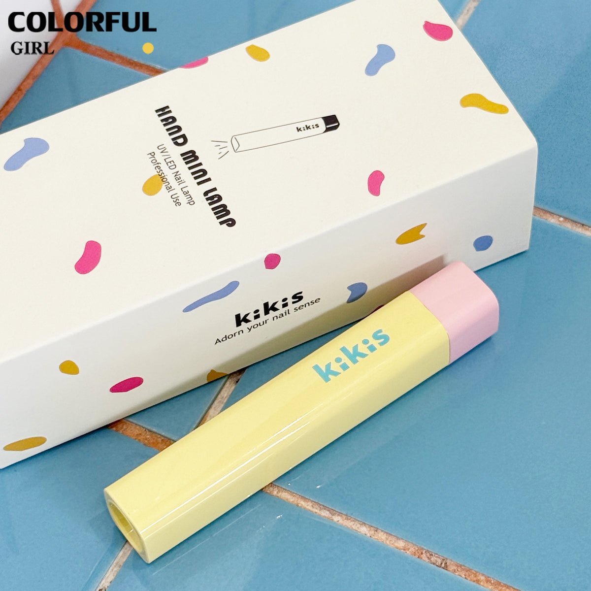 Kikis ไฟฉายอบเล็บ ล็อกอะไหล่ สามารถใช้สำหรับอบเจลล็อคสี ชาร์จไฟได้ แบต 500mAh กำลังไฟ 3w.