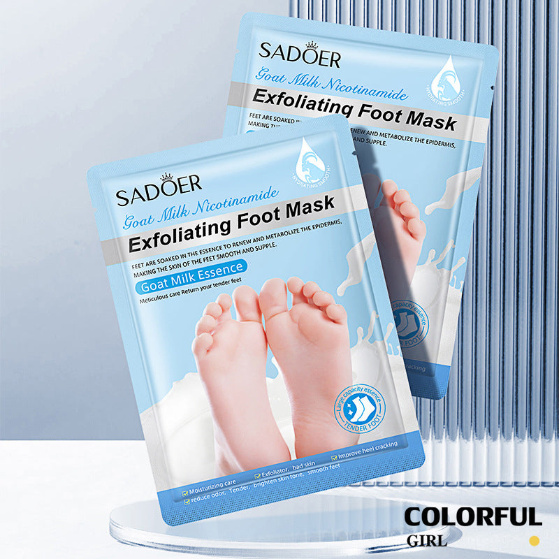 【10คู่】มาส์กมือ มาส์กเท้า ✨ นมแพะ / วิตามินซี / กุหลาบ / ลาเวนเดอร์ / ว่านหางจระเข้ บำรุงล้ำลึก เติมความชุ่มชื้น มือเท้านุ่มชุ่มชื้น ผิวดูเรียบเนียนกระจ่างใส