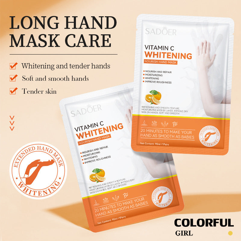 【10คู่】มาส์กมือ มาส์กเท้า ✨ นมแพะ / วิตามินซี / กุหลาบ / ลาเวนเดอร์ / ว่านหางจระเข้ บำรุงล้ำลึก เติมความชุ่มชื้น มือเท้านุ่มชุ่มชื้น ผิวดูเรียบเนียนกระจ่างใส