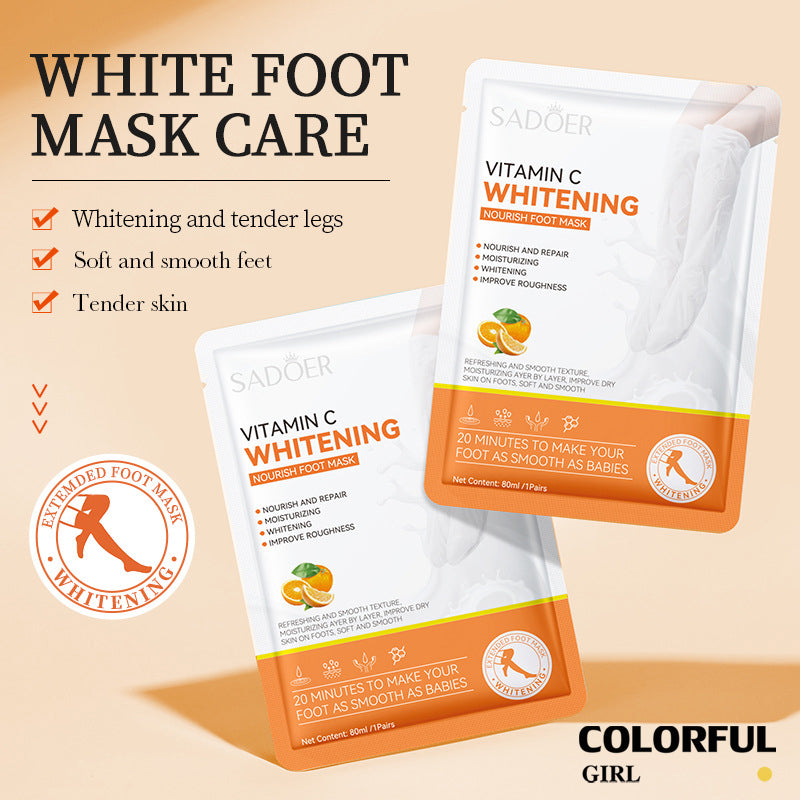 【10คู่】มาส์กมือ มาส์กเท้า ✨ นมแพะ / วิตามินซี / กุหลาบ / ลาเวนเดอร์ / ว่านหางจระเข้ บำรุงล้ำลึก เติมความชุ่มชื้น มือเท้านุ่มชุ่มชื้น ผิวดูเรียบเนียนกระจ่างใส