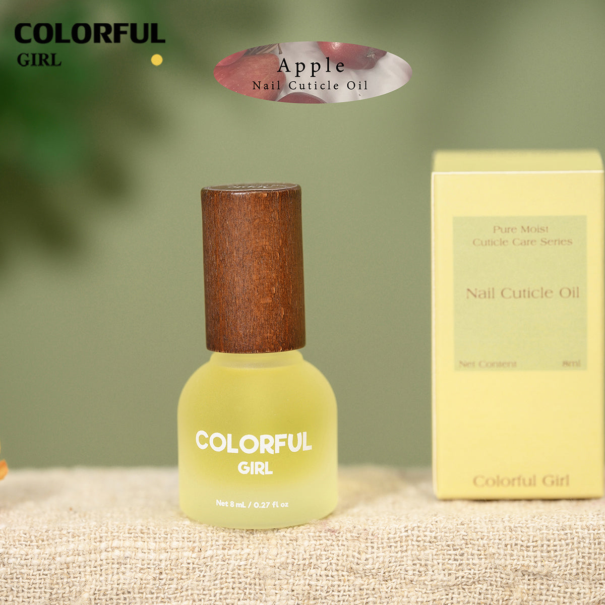 Colorful Cuticle Oil น้ำมันบำรุงเล็บ น้ำมันบำรุงจมูกเล็บ เพิ่มความชุ่มชื้น ขนาด 8ml กลิ่น แอปเปิ้ล เบอร์รี่ มะลิ พีช กุหลาบ ออสแมนตัส