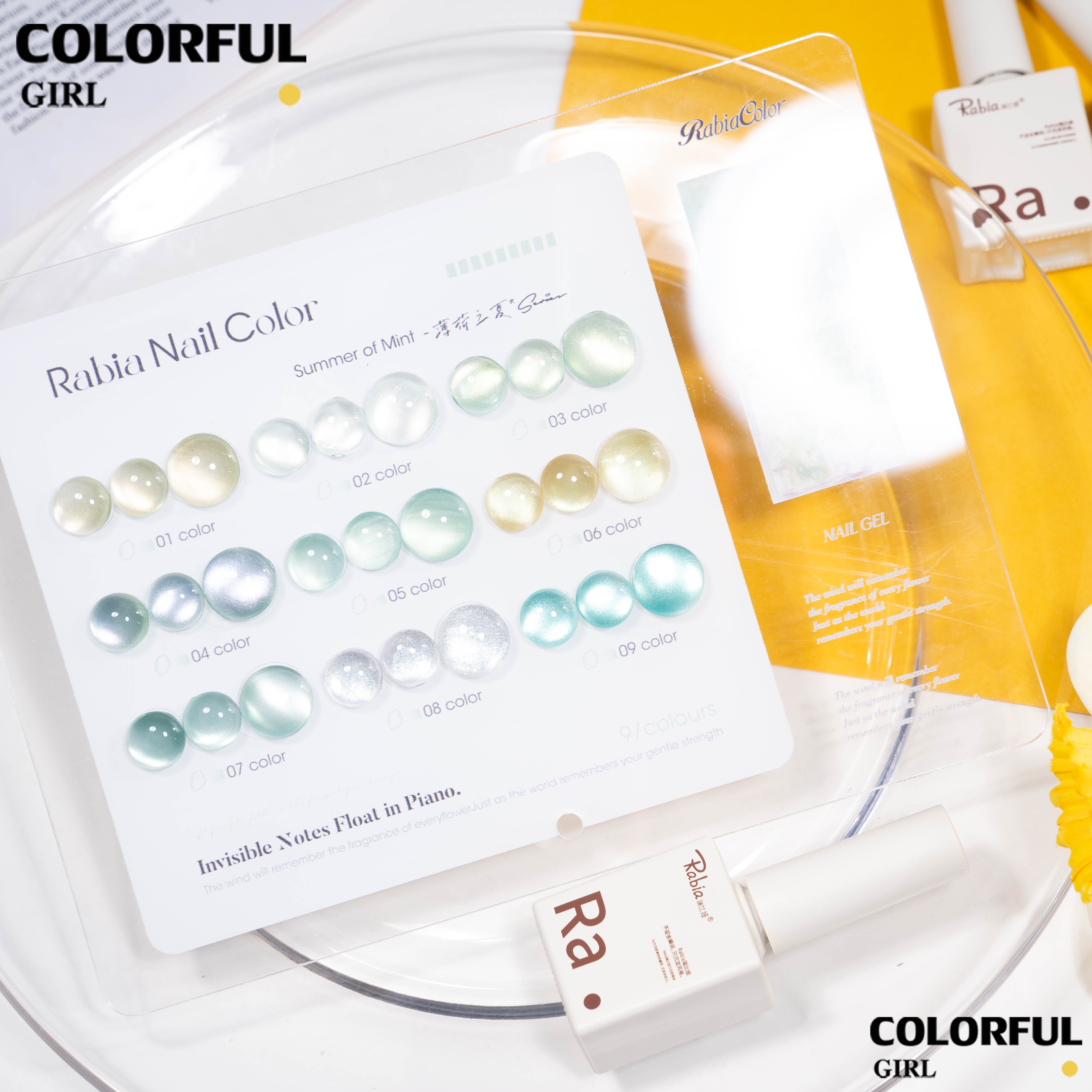 【พร้อมส่ง】Rabia สีเจลแคทอาย 9 สี ✨|เซ็ตใหม่ โทนสีสวยละมุน|เอฟเฟกต์ประกายแสงเล่นมิติ|แสงวิบวับดุจประกายดาว|แถมชาร์ทสีพร้อมโชว์สีสวย ๆ|ทามาให้แล้ว พร้อมใช้งาน 💅