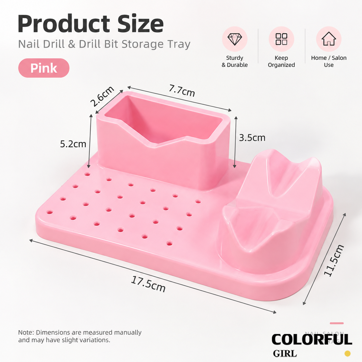ชั้นวางเครื่องเจียรเล็บไม้แท้|Nail Drill Organizer ที่เก็บเครื่องเจียรเล็บ ตัวเครื่อง+ด้ามจับ+หัวเจียร 24 ช่อง|กล่องจัดระเบียบอุปกรณ์ทำเล็บแบบหลายช่อง|อุปกรณ์แต่งเล็บสำหรับร้านทำเล็บและช่างมืออาชีพ