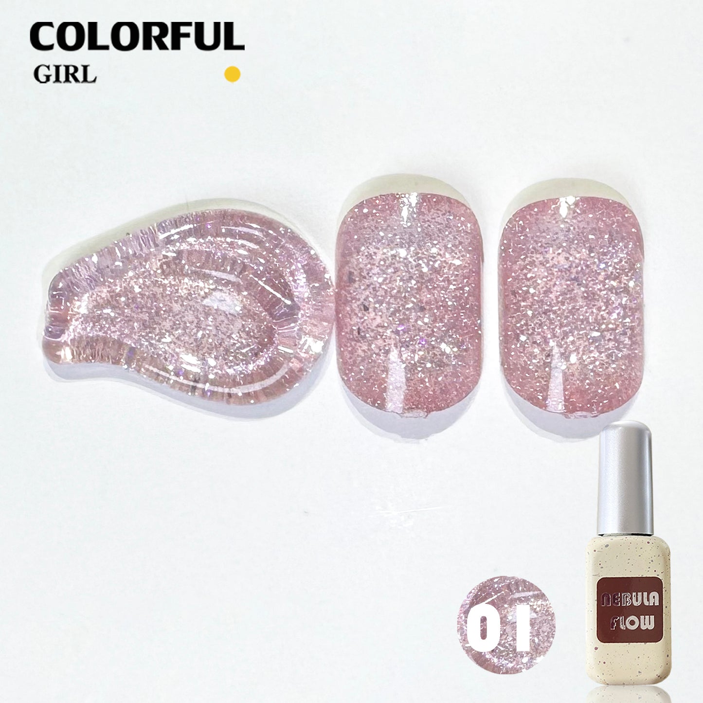 【พร้อมส่ง】NF-015|เบอร์ 1-24 แบบแยกขวด สีเจลแฟลช NebulNFlow|สีทาเล็บเจล cต้องอบ ส่งไว แถม ชาร์ทสี ยาทาเล็บเจล