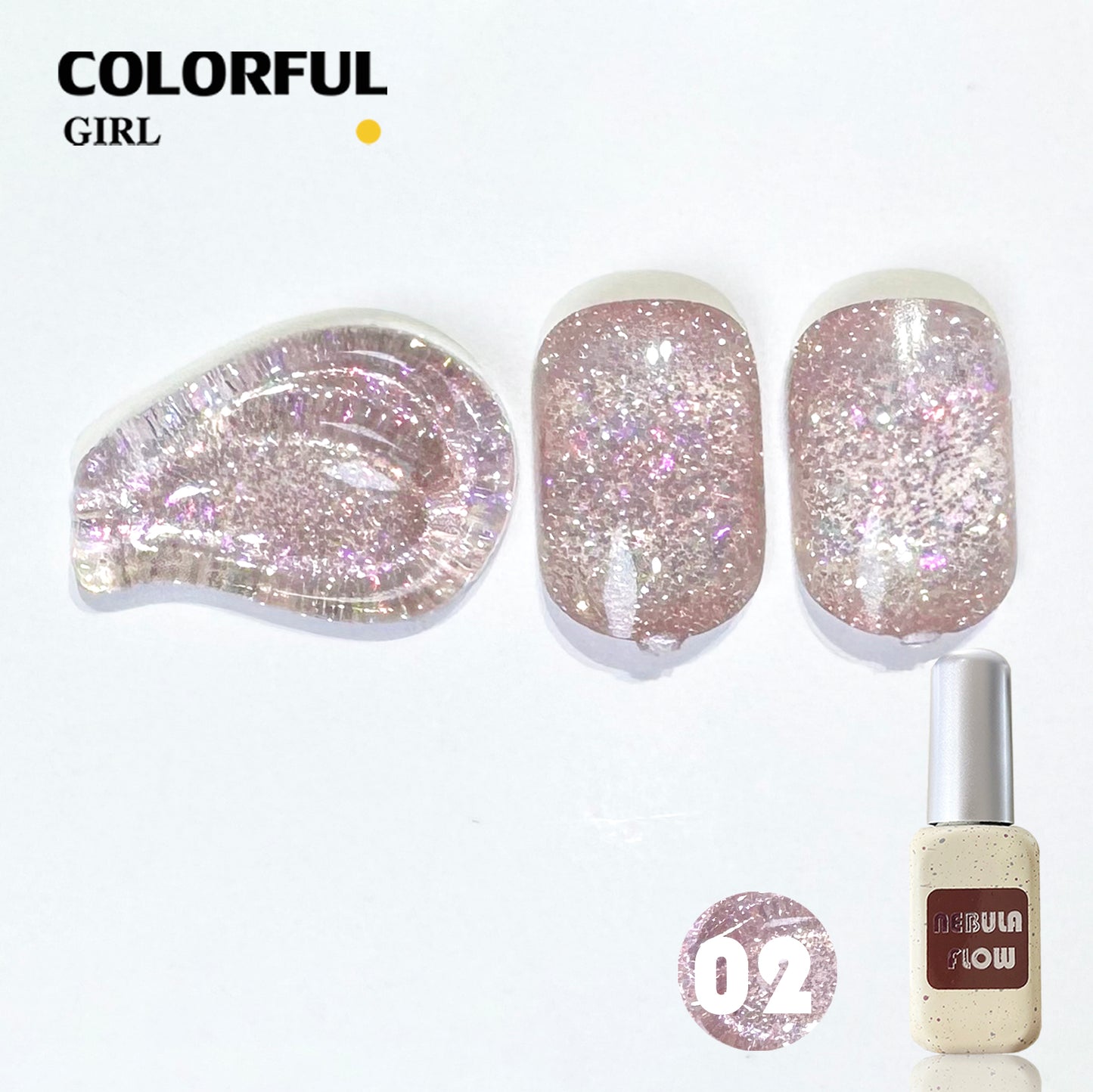 【พร้อมส่ง】NF-015|เบอร์ 1-24 แบบแยกขวด สีเจลแฟลช NebulNFlow|สีทาเล็บเจล cต้องอบ ส่งไว แถม ชาร์ทสี ยาทาเล็บเจล