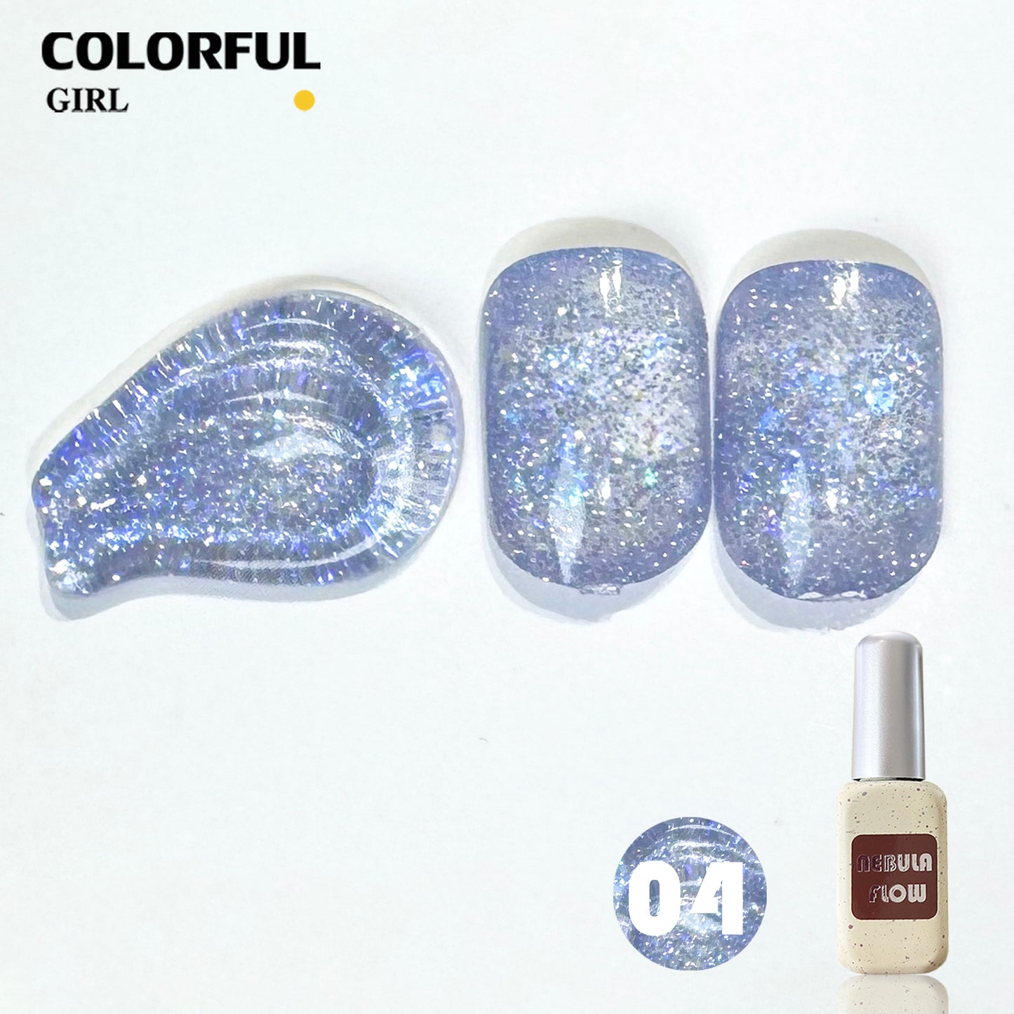 【พร้อมส่ง】NF-015|เบอร์ 1-24 แบบแยกขวด สีเจลแฟลช NebulNFlow|สีทาเล็บเจล cต้องอบ ส่งไว แถม ชาร์ทสี ยาทาเล็บเจล