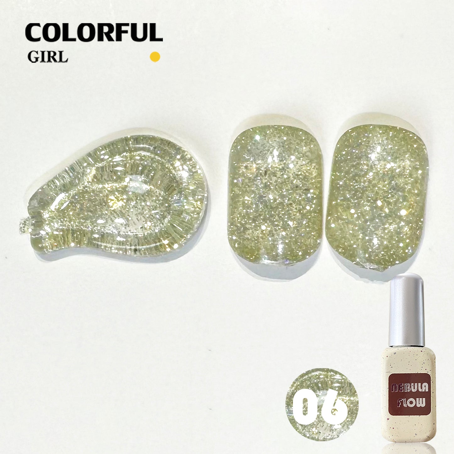 【พร้อมส่ง】NF-015|เบอร์ 1-24 แบบแยกขวด สีเจลแฟลช NebulNFlow|สีทาเล็บเจล cต้องอบ ส่งไว แถม ชาร์ทสี ยาทาเล็บเจล